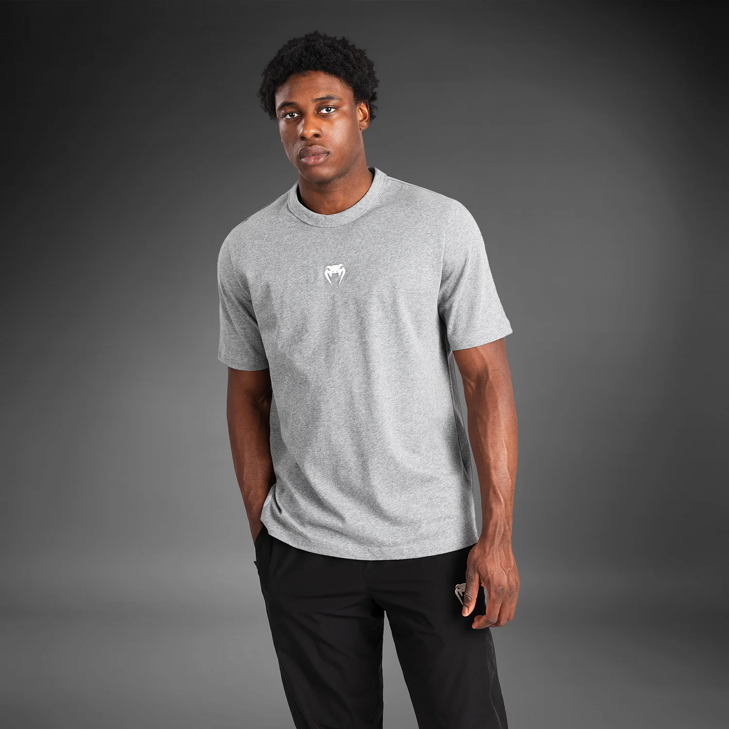 Venum Vortex XL Camiseta para Hombre - Gris Claro Jaspeado