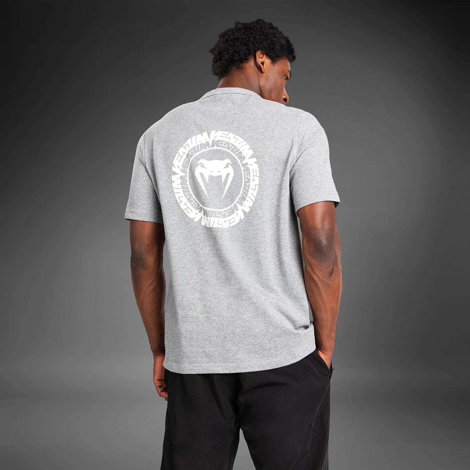 Venum Vortex XL Camiseta para Hombre - Gris Claro Jaspeado - Image 2