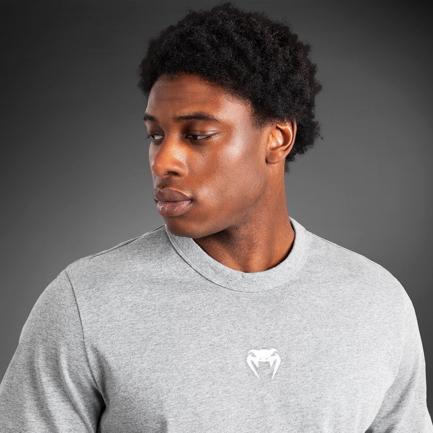 Venum Vortex XL Camiseta para Hombre - Gris Claro Jaspeado - Image 3