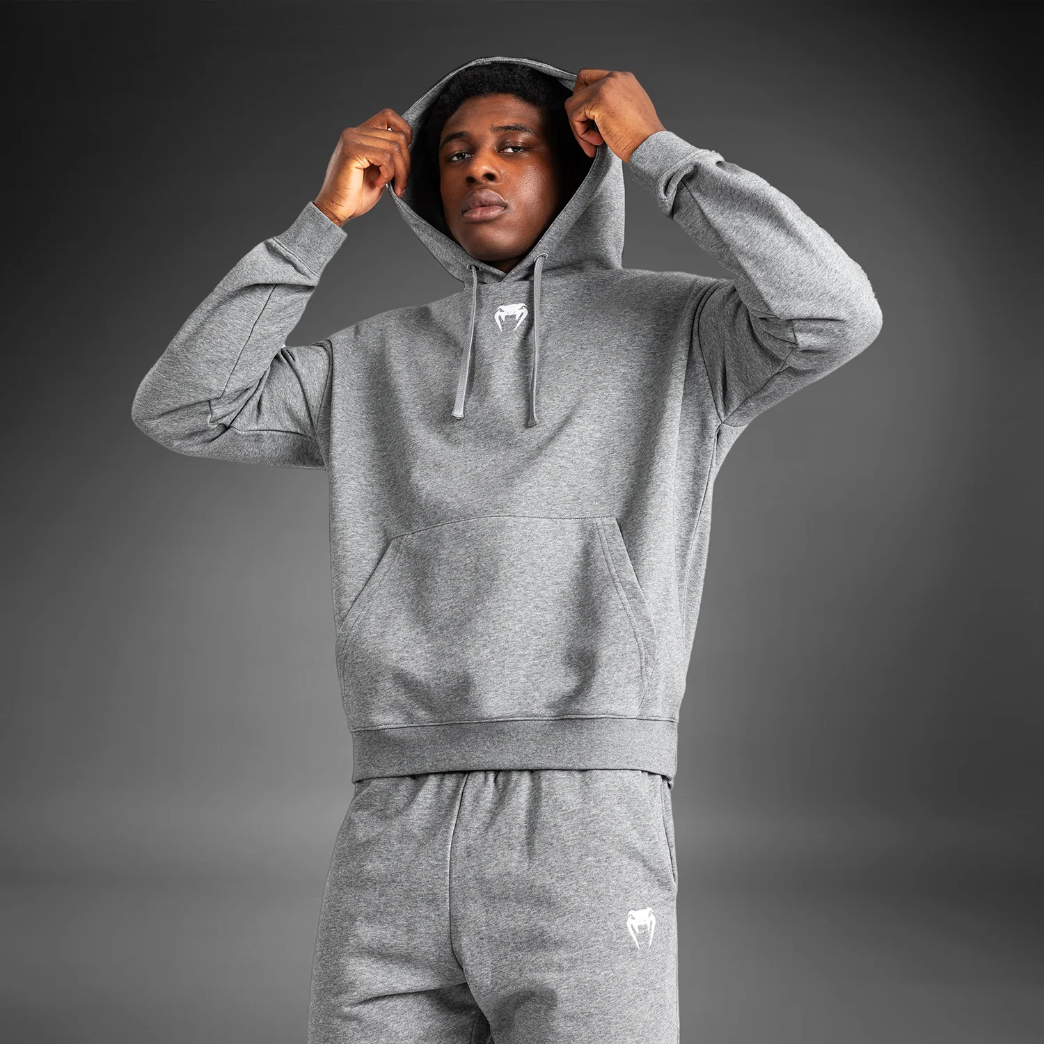 Venum Vortex XL Lite Sudadera Con Capucha para Hombre - Gris Jaspeado Claro - Image 2