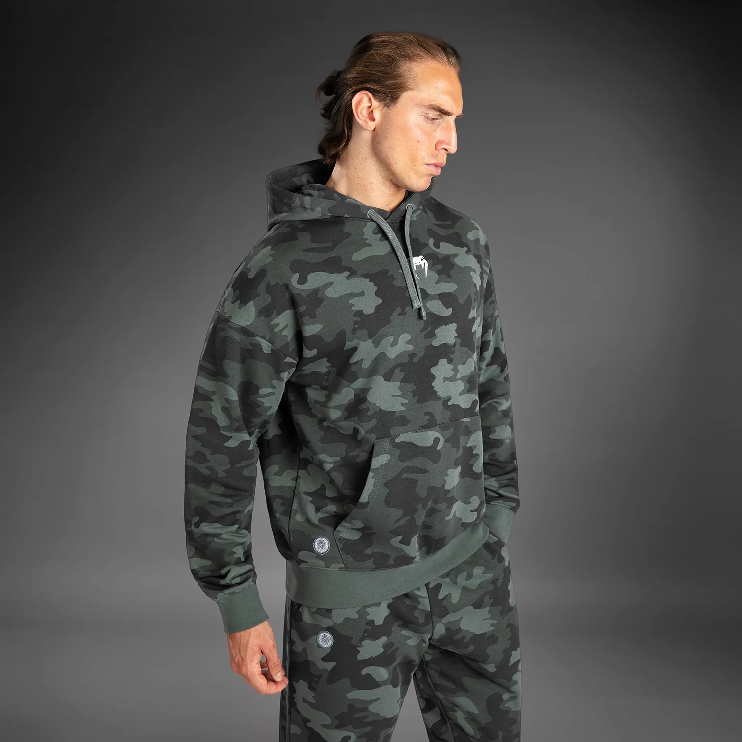 Venum Vortex XL Sudadera Con Capucha para Hombre - Camuflaje Caqui