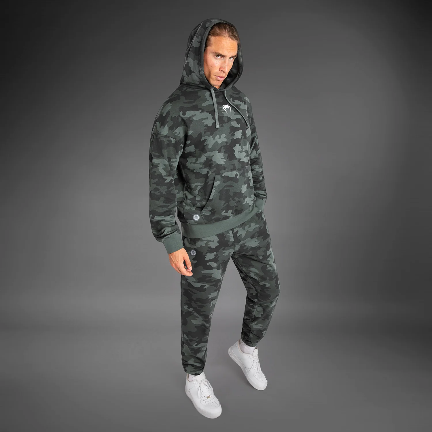 Venum Vortex XL Sudadera Con Capucha para Hombre - Camuflaje Caqui - Image 2