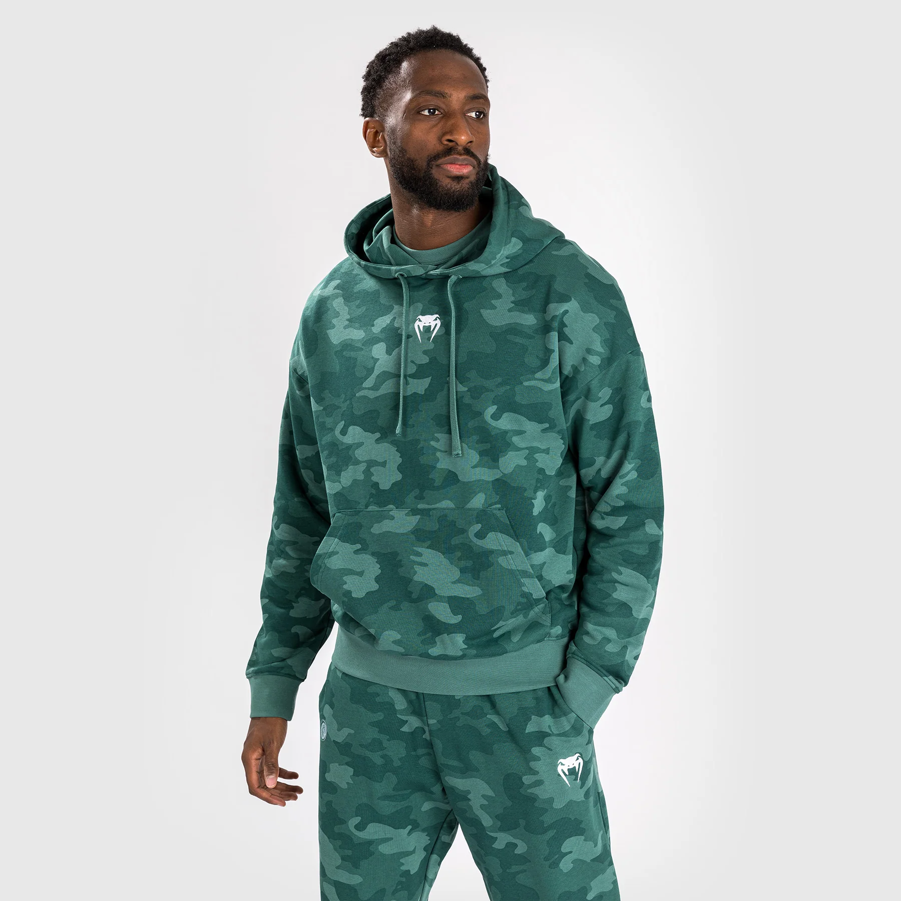 Venum Vortex XL Sudadera Con Capucha para Hombre - Camuflaje Turquesa