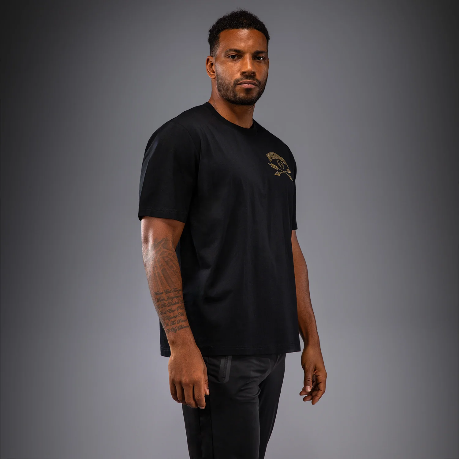Venum Wolf Atak Camiseta – Negro/Gris - Image 2