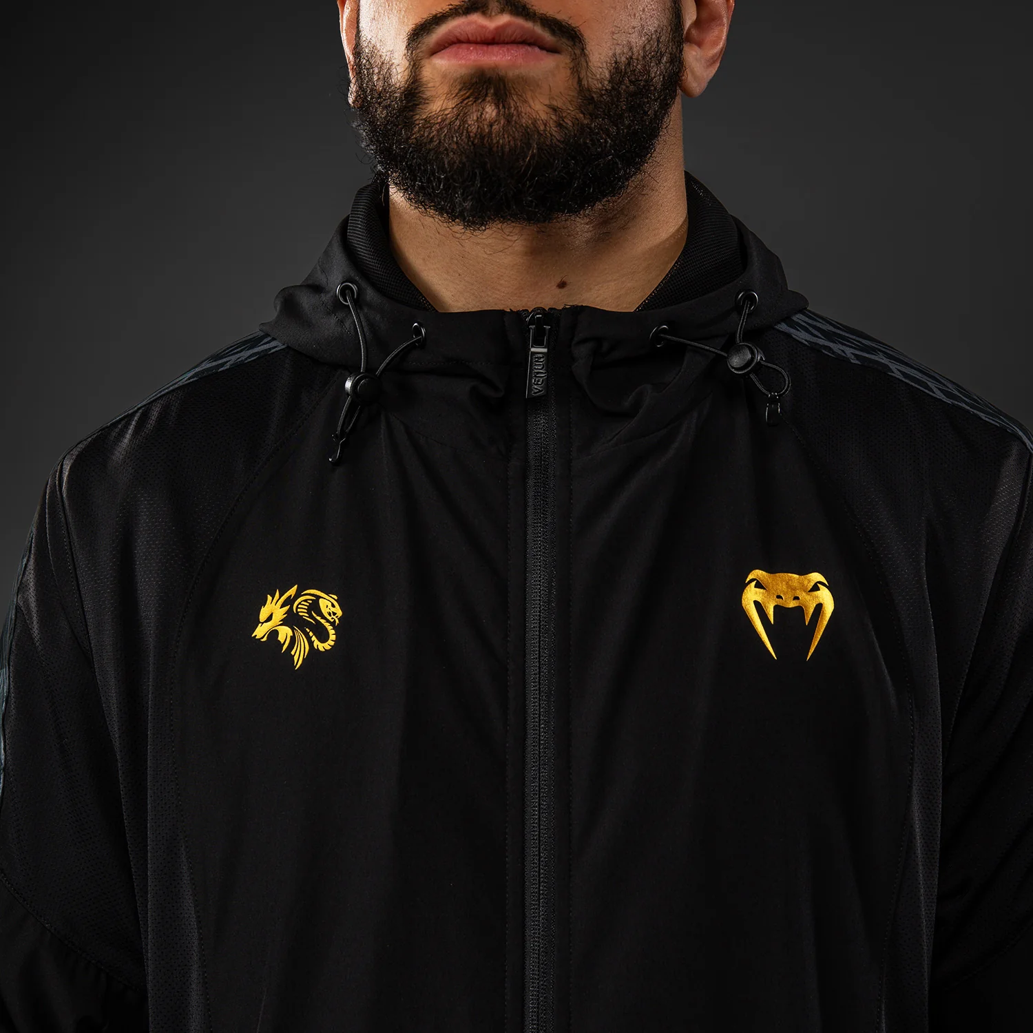 Venum x Chimaev Chaqueta Deportiva  - Negro/Gris - Image 5