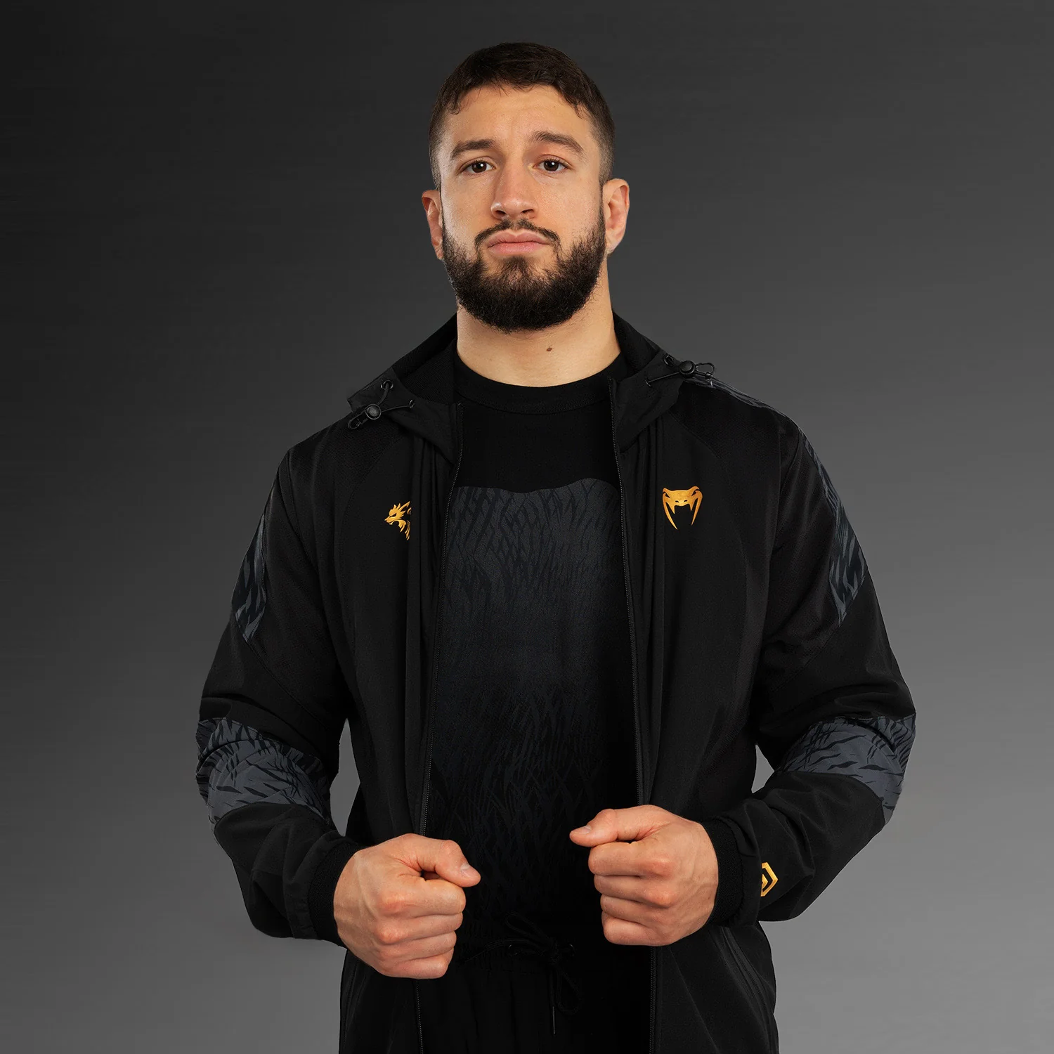 Venum x Chimaev Chaqueta Deportiva  - Negro/Gris - Image 7