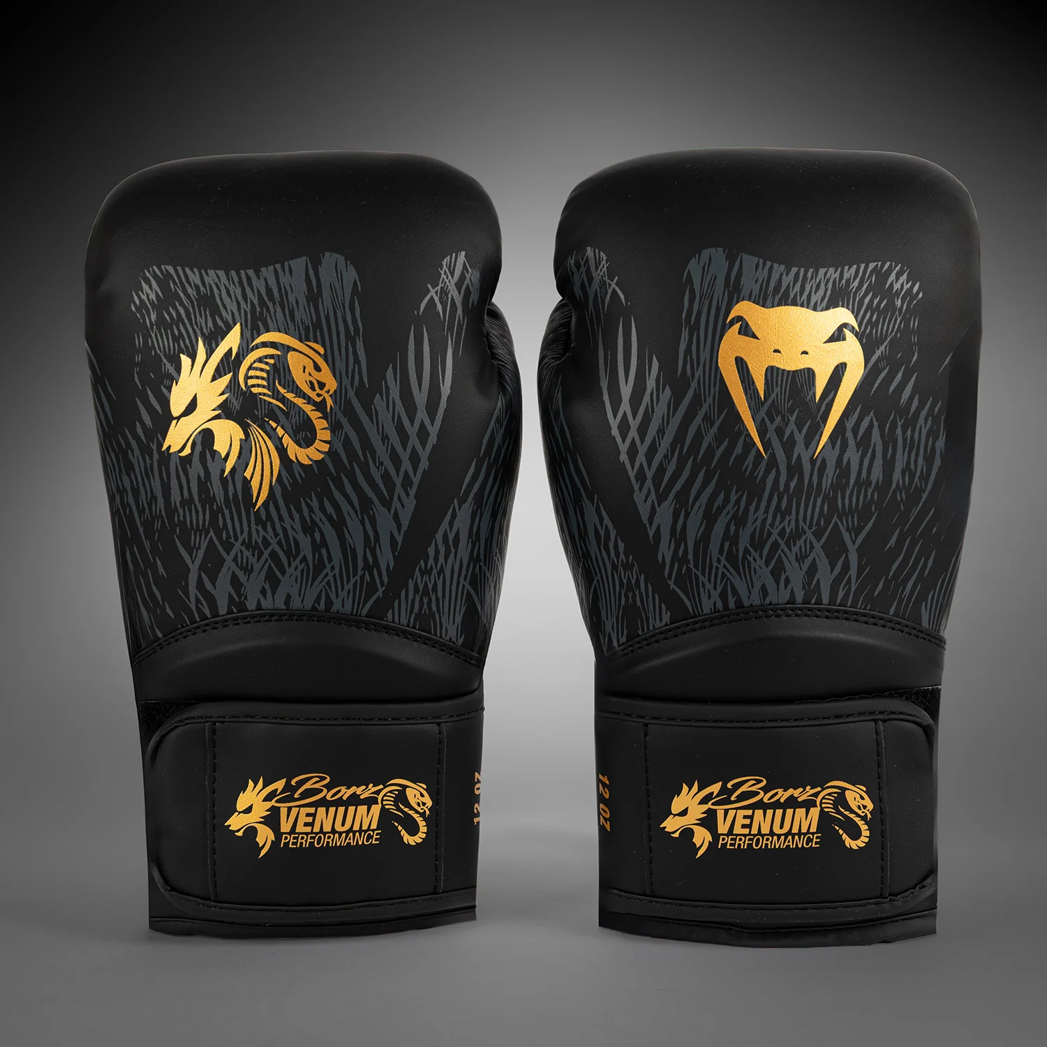 Venum x Chimaev Guantes de Boxeo  - Negro/Gris - Image 3