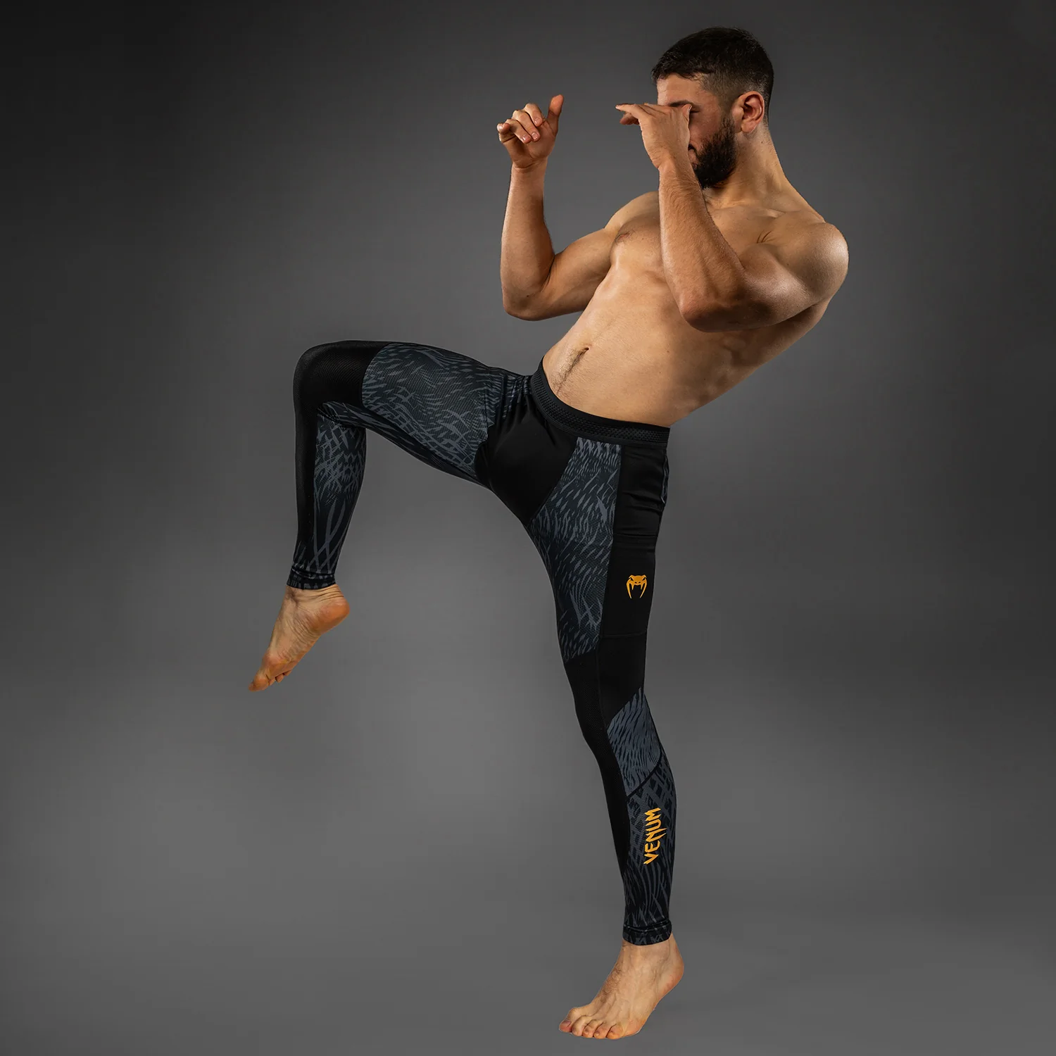 Venum x Chimaev Spats - Negro/Gris - Image 8