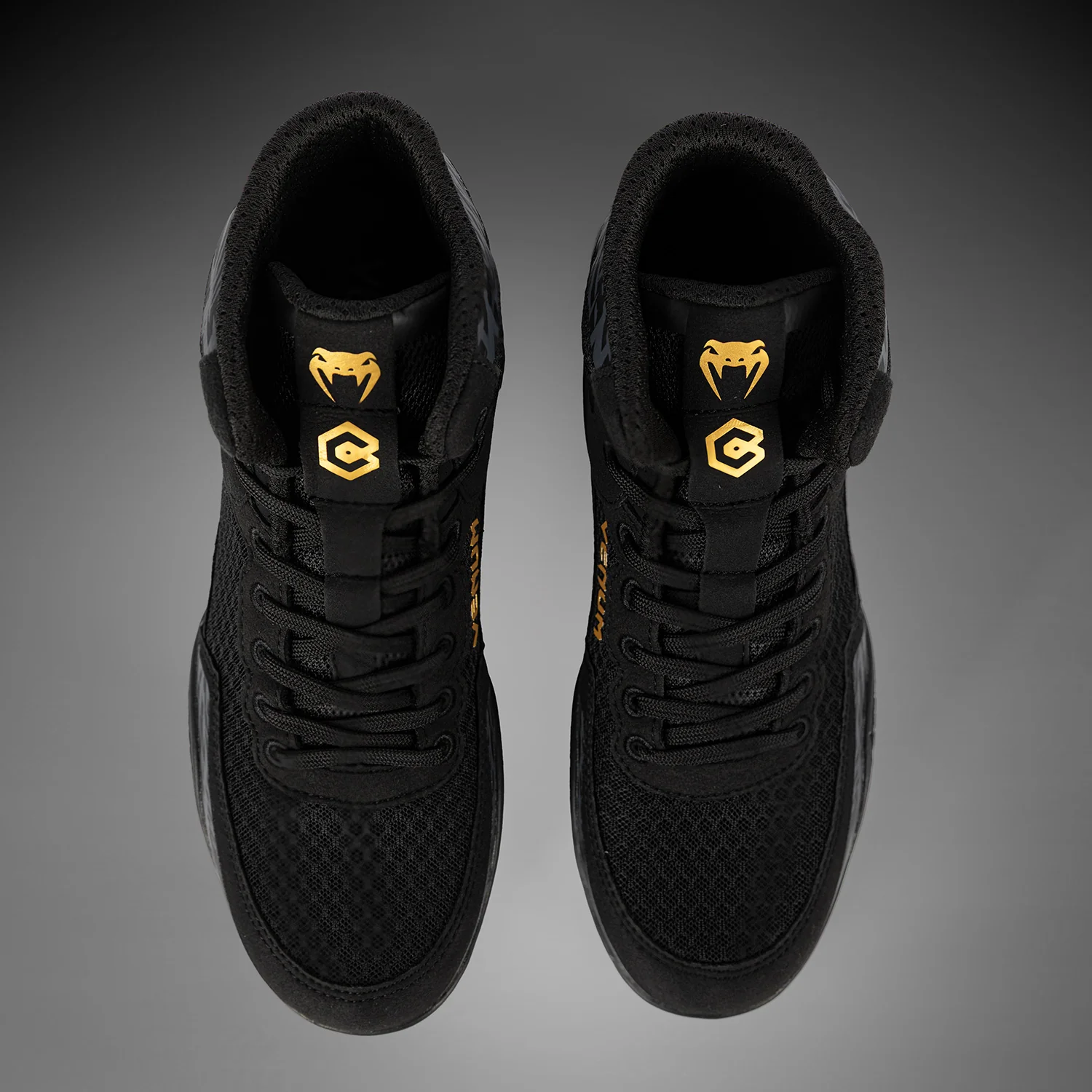 Venum x Chimaev Zapatillas de Lucha  - Negro/Gris - Image 4