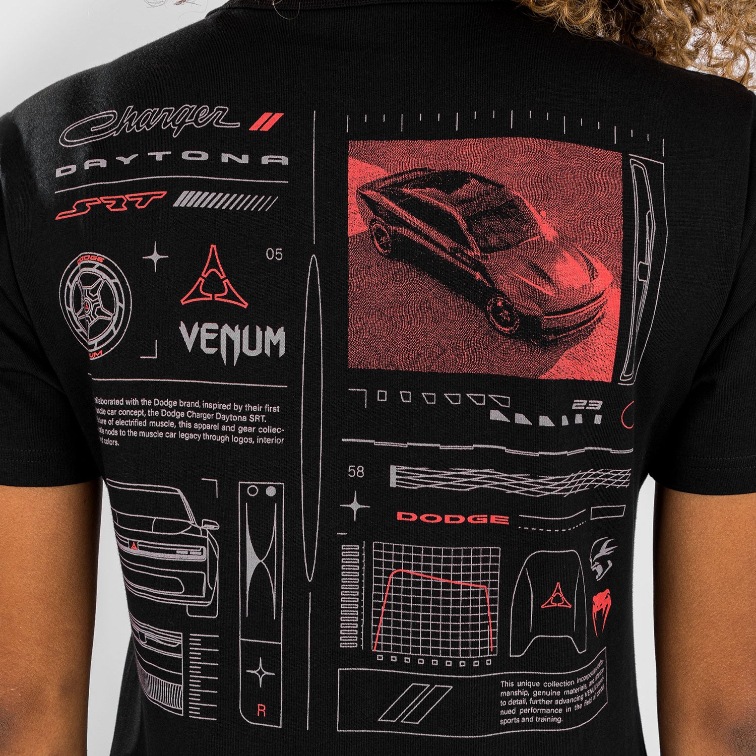 Venum x Dodge Banshee Camiseta de mujer - Negra - Image 4