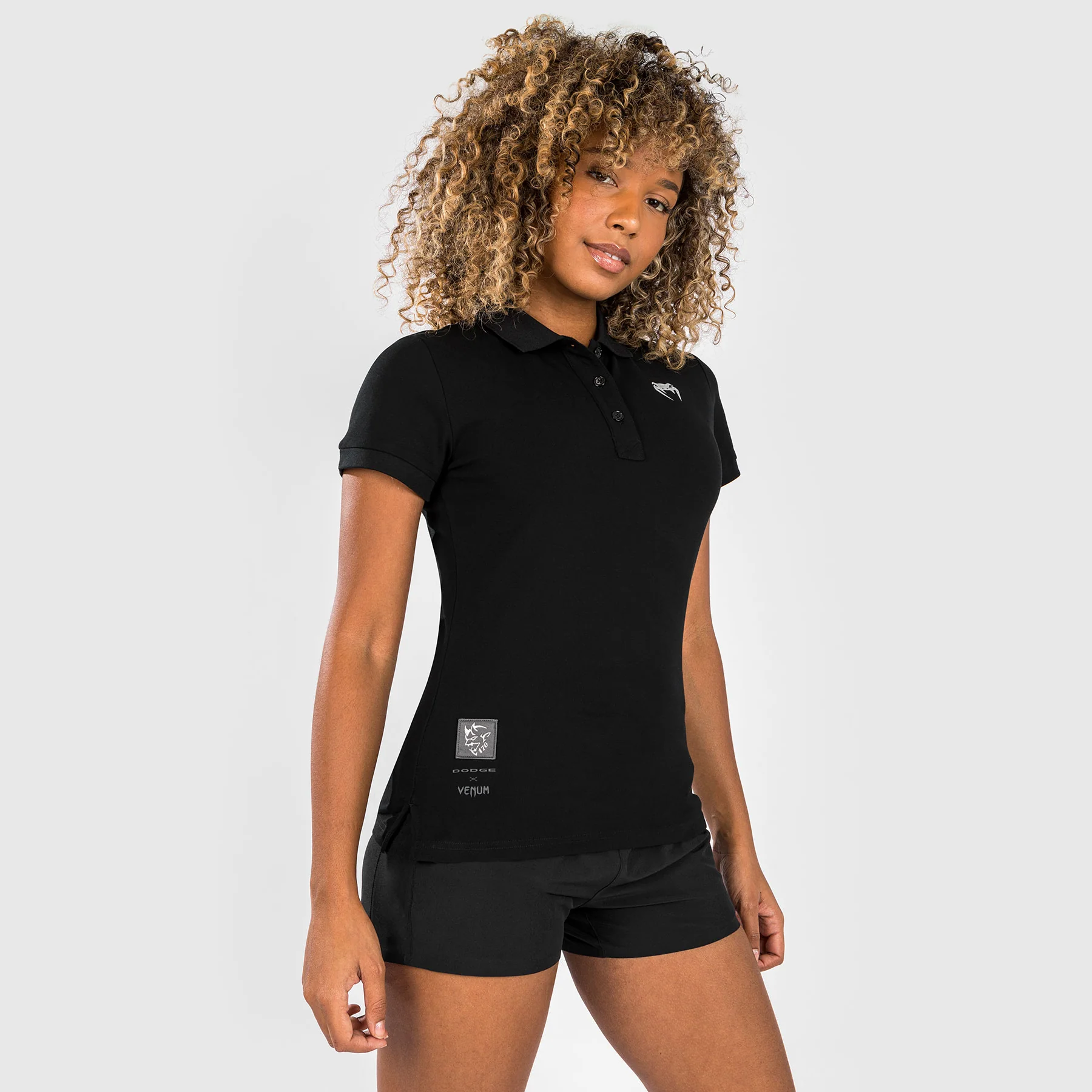 Venum x Dodge Demon 170 Polo de mujer - Negro - Image 3
