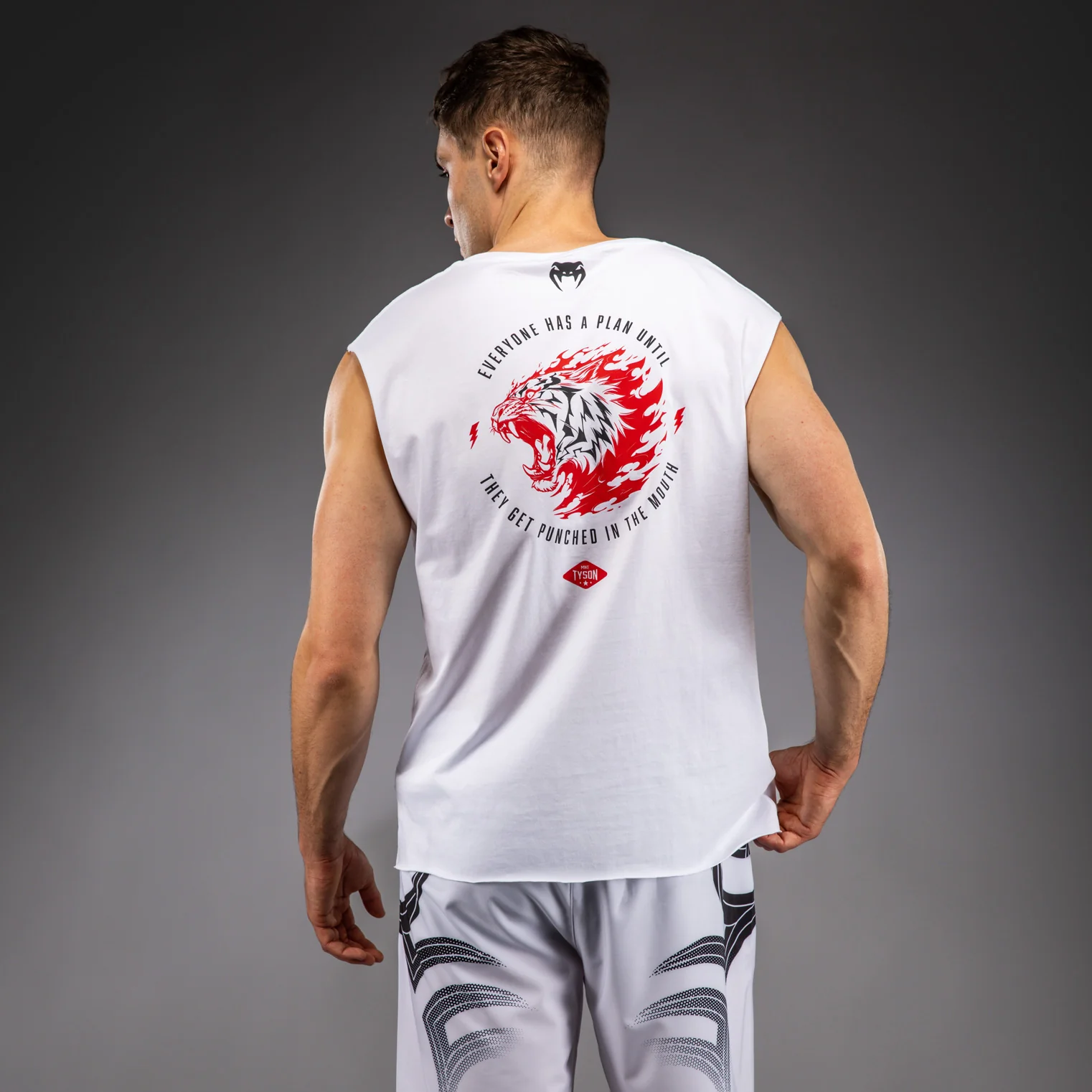 Venum x Mike Tyson Tiger Camiseta Sin Mangas - Blanco Óptico