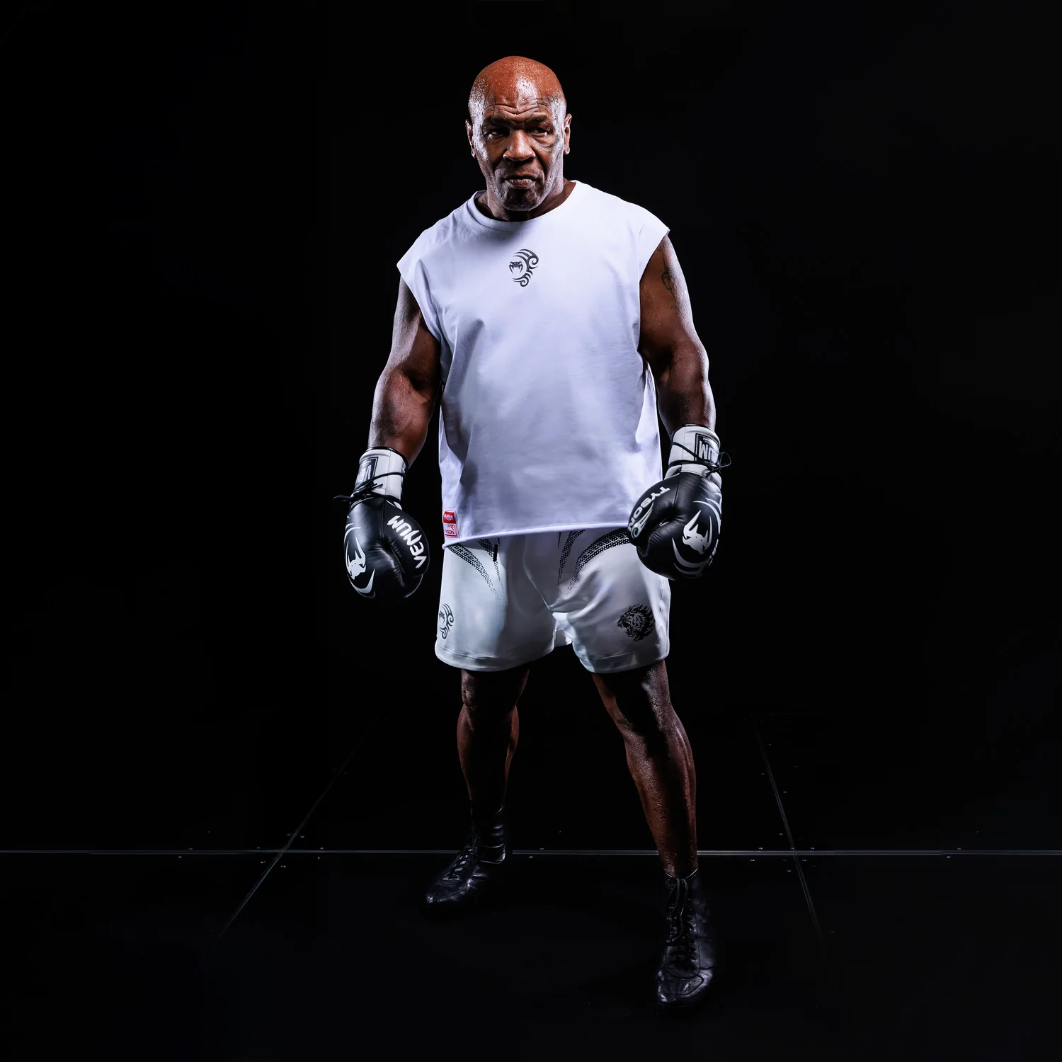 Venum x Mike Tyson Tiger Camiseta Sin Mangas - Blanco Óptico - Image 2