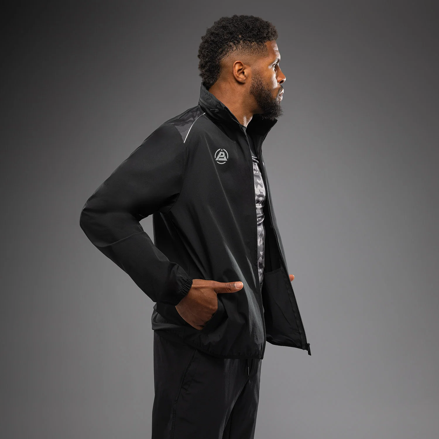 Venum x Polaris Chaqueta de Pista - Negro/Gris Tormenta - Image 3