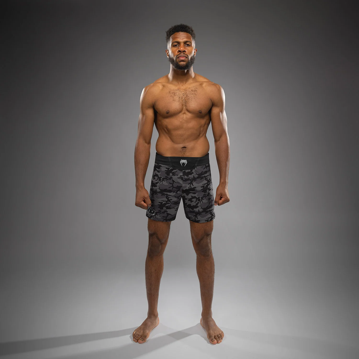 Venum x Polaris Pantalones de Lucha - Negro/Gris Tormenta