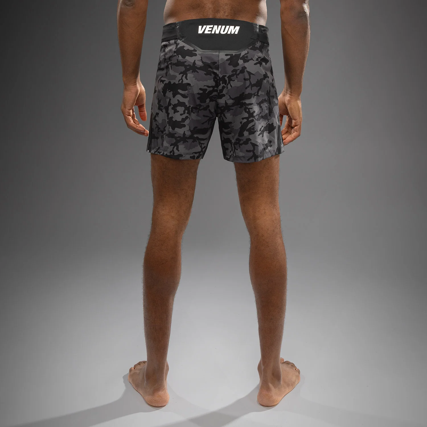 Venum x Polaris Pantalones de Lucha - Negro/Gris Tormenta - Image 5