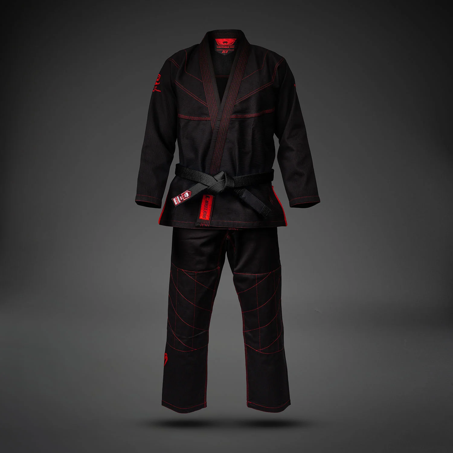 Venum x Roger Gracie Signature Kimono de BJJ - Negro/Rojo