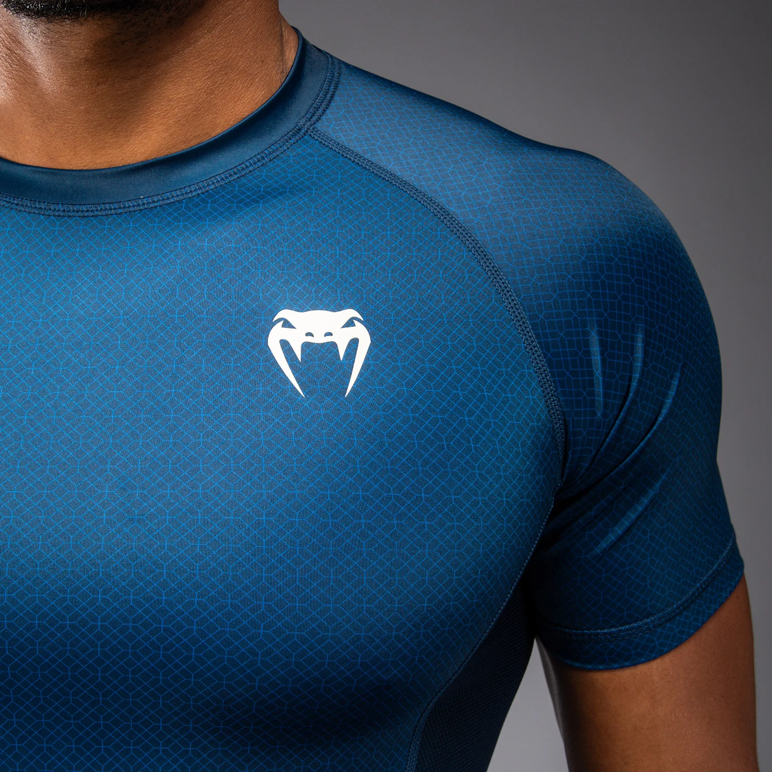 Venum x Roger Gracie Academy Rashguard Manga Corta - Azul - Image 6