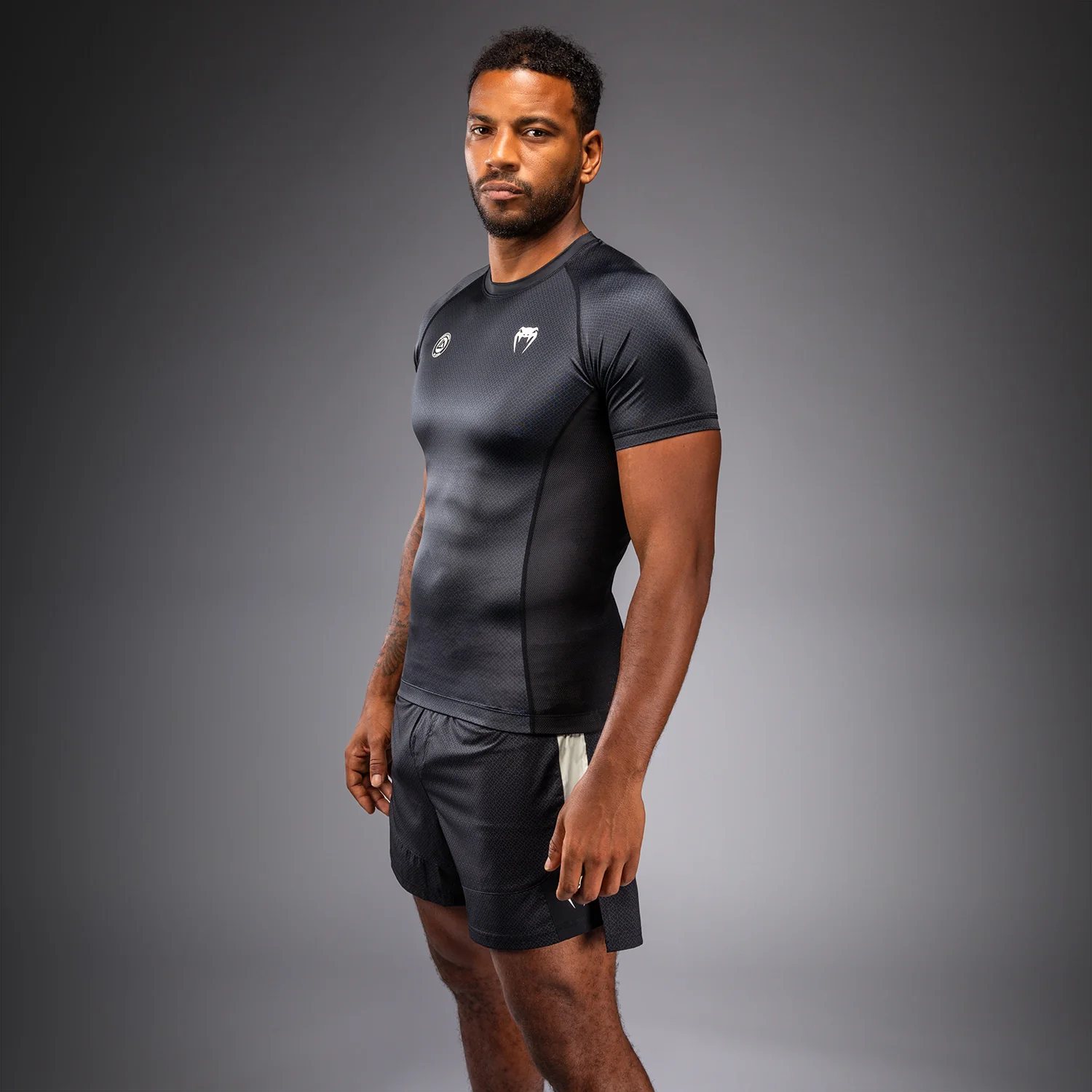 Venum x Roger Gracie Academy Rashguard Manga Corta - Negro - Image 2