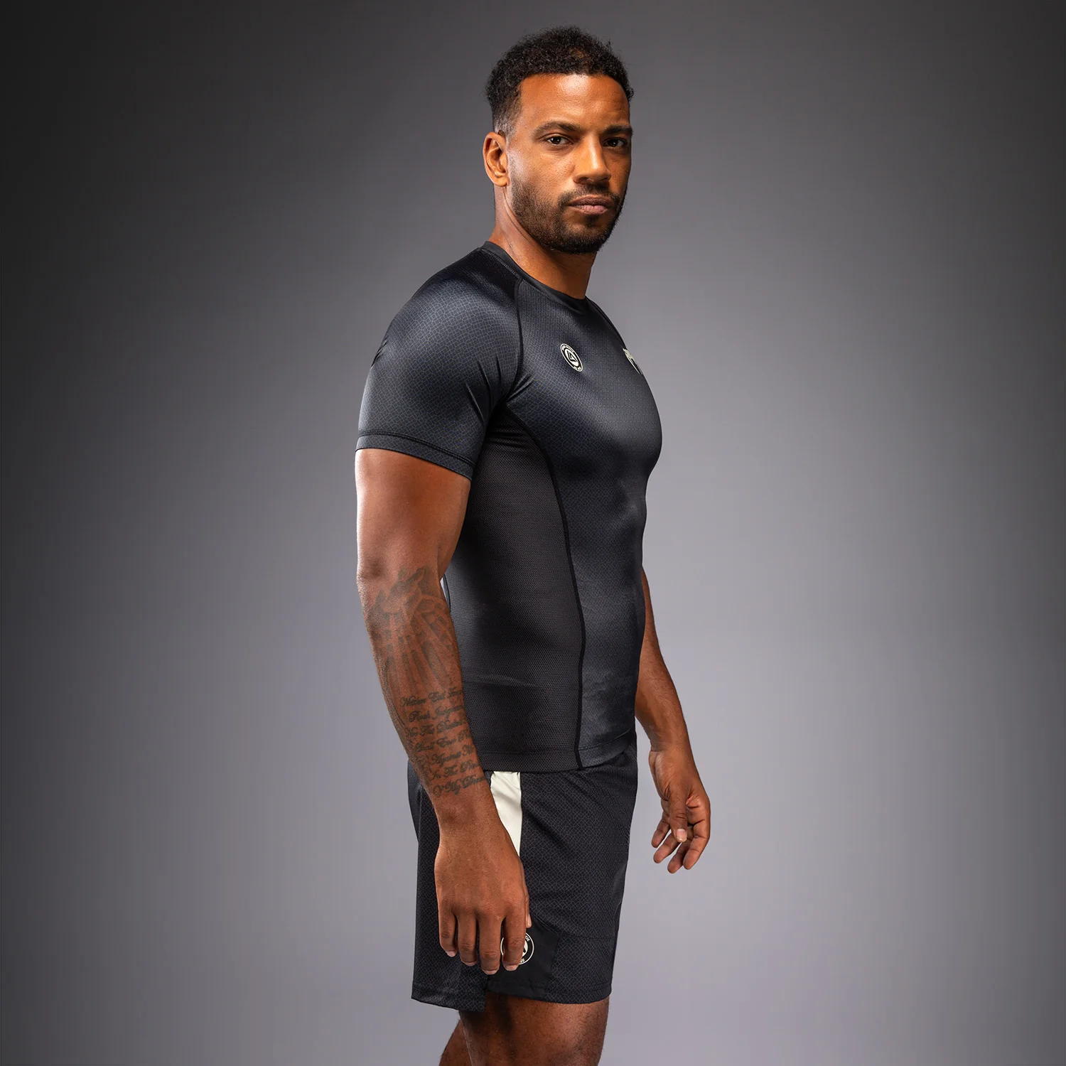 Venum x Roger Gracie Academy Rashguard Manga Corta - Negro - Image 4