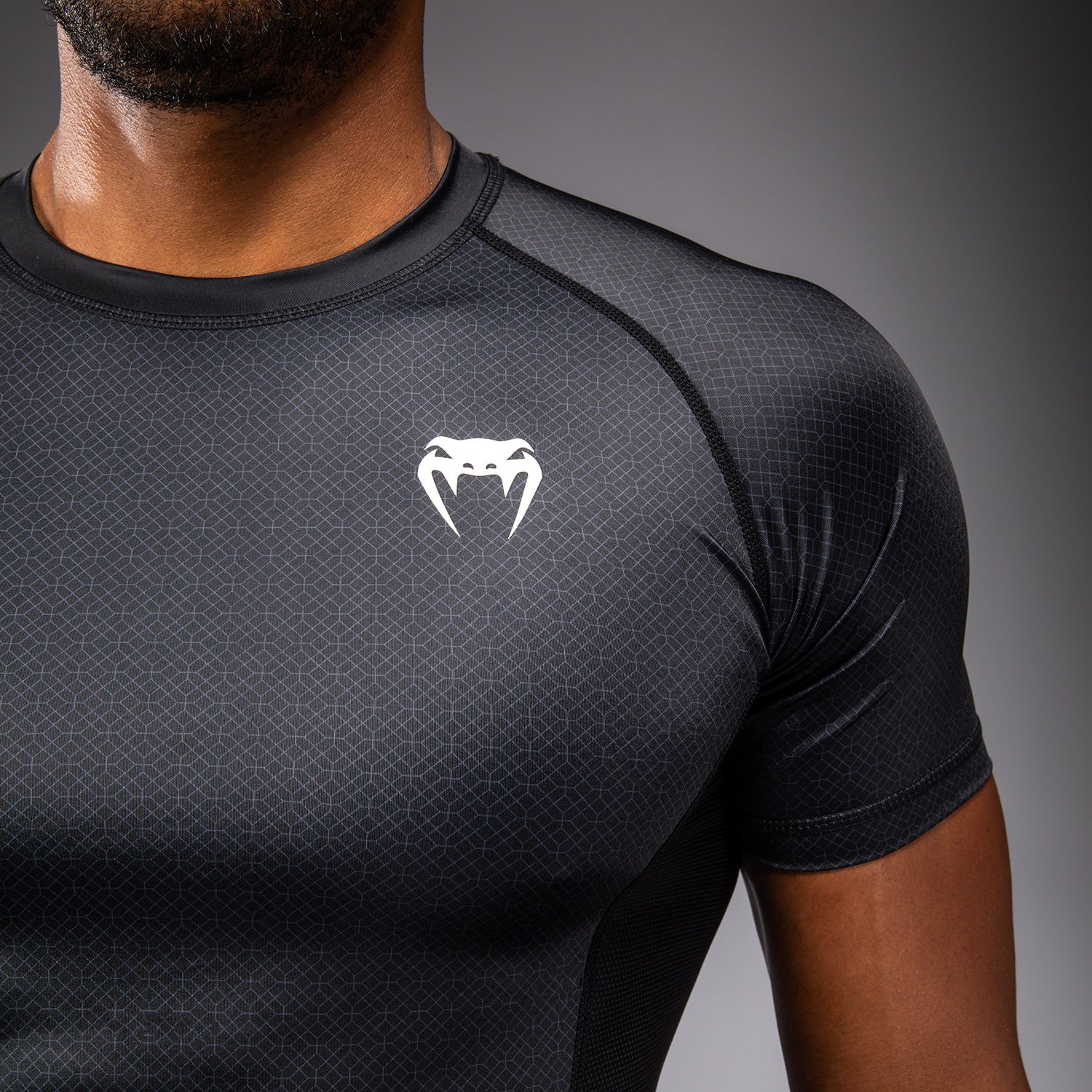 Venum x Roger Gracie Academy Rashguard Manga Corta - Negro - Image 5