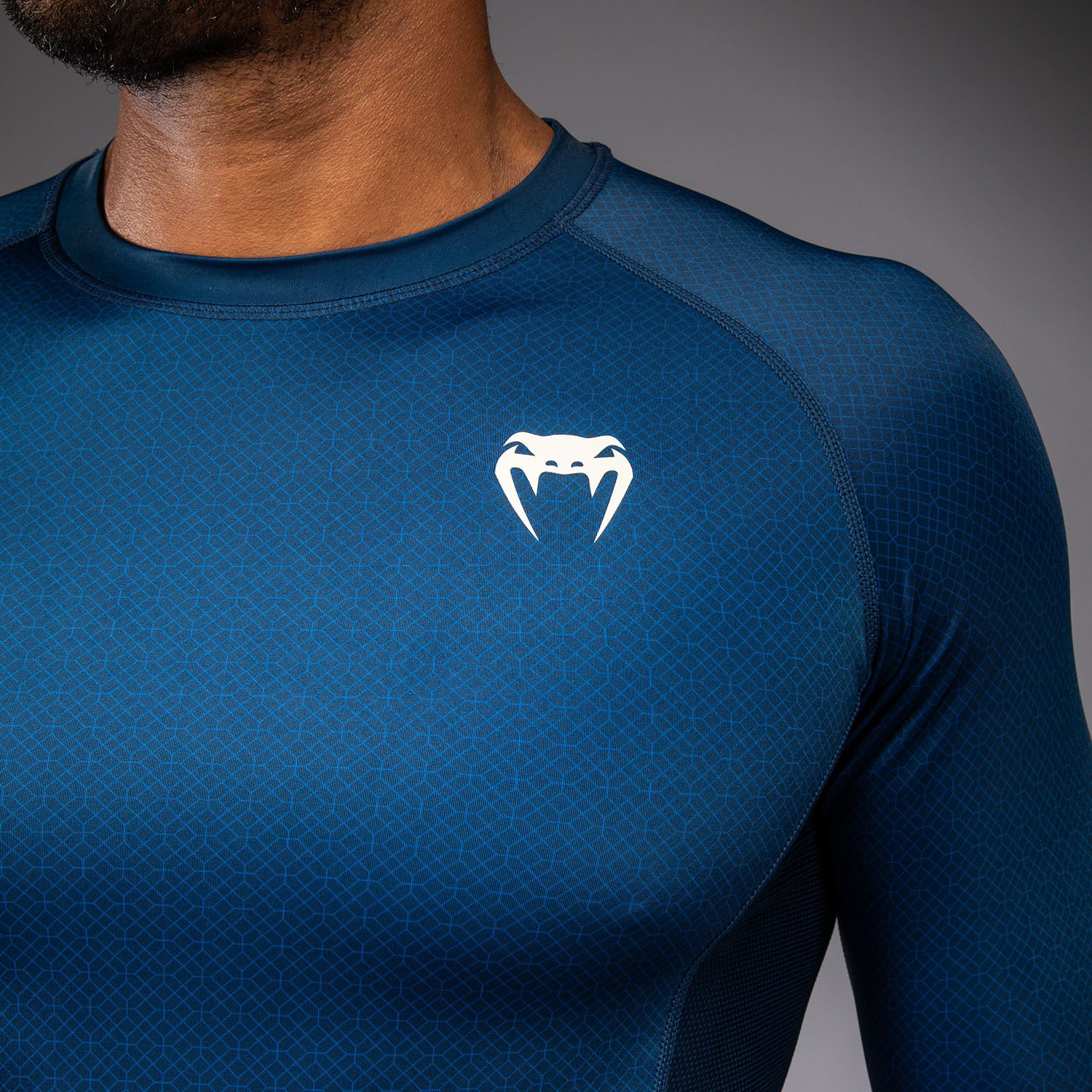 Venum x Roger Gracie Academy Rashguard Manga Larga - Azul - Image 6