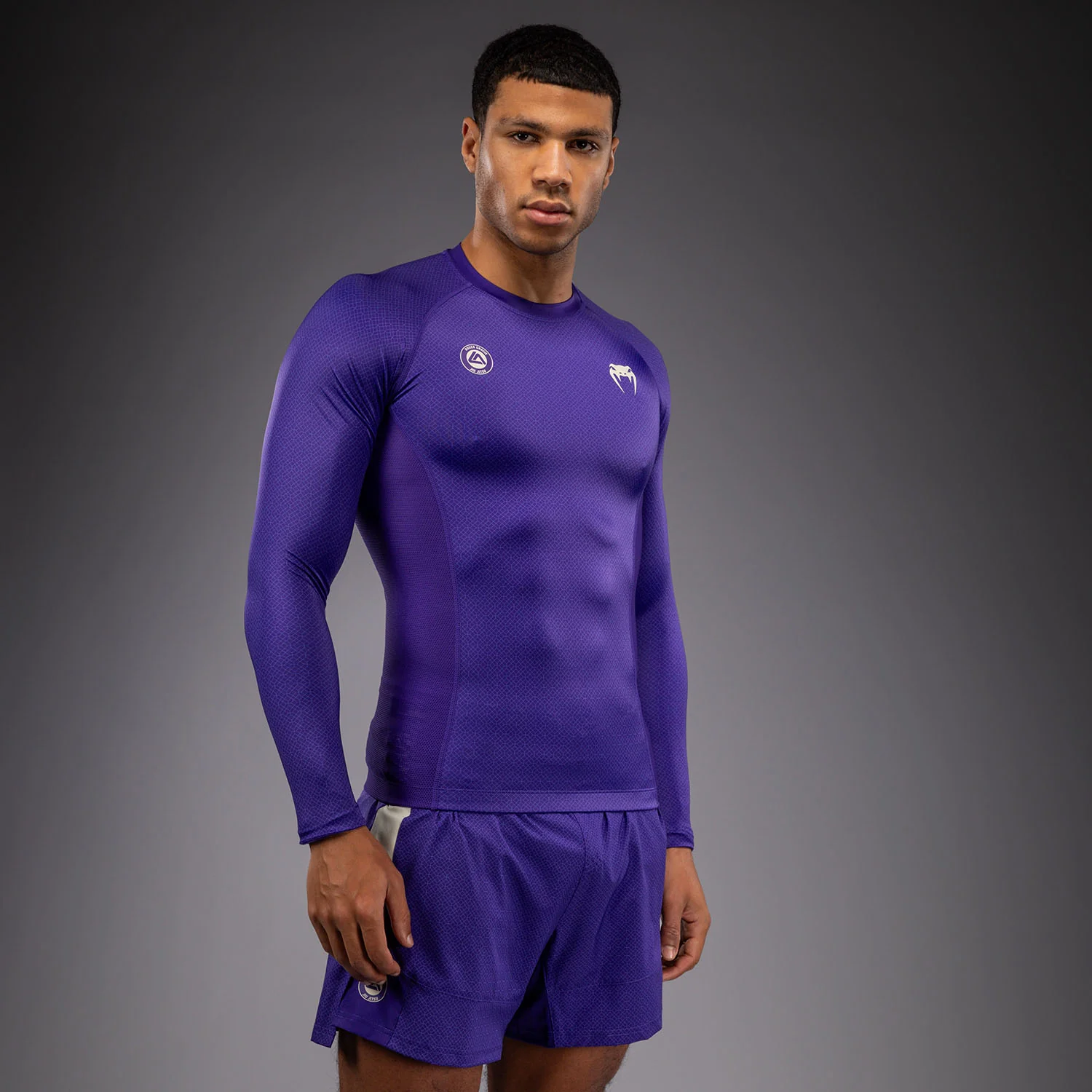 Venum x Roger Gracie Academy Rashguard Manga Larga - Morado - Image 2