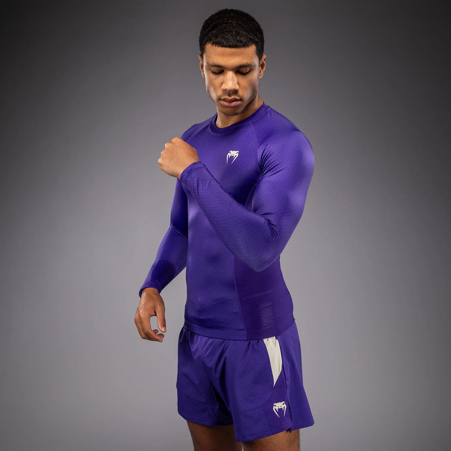 Venum x Roger Gracie Academy Rashguard Manga Larga - Morado - Image 3