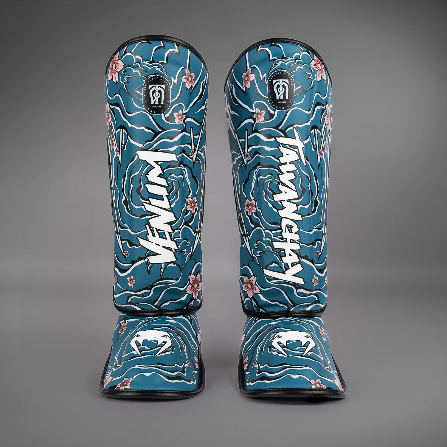 Venum x Tawanchay Espinilleras – Azul/Blanco