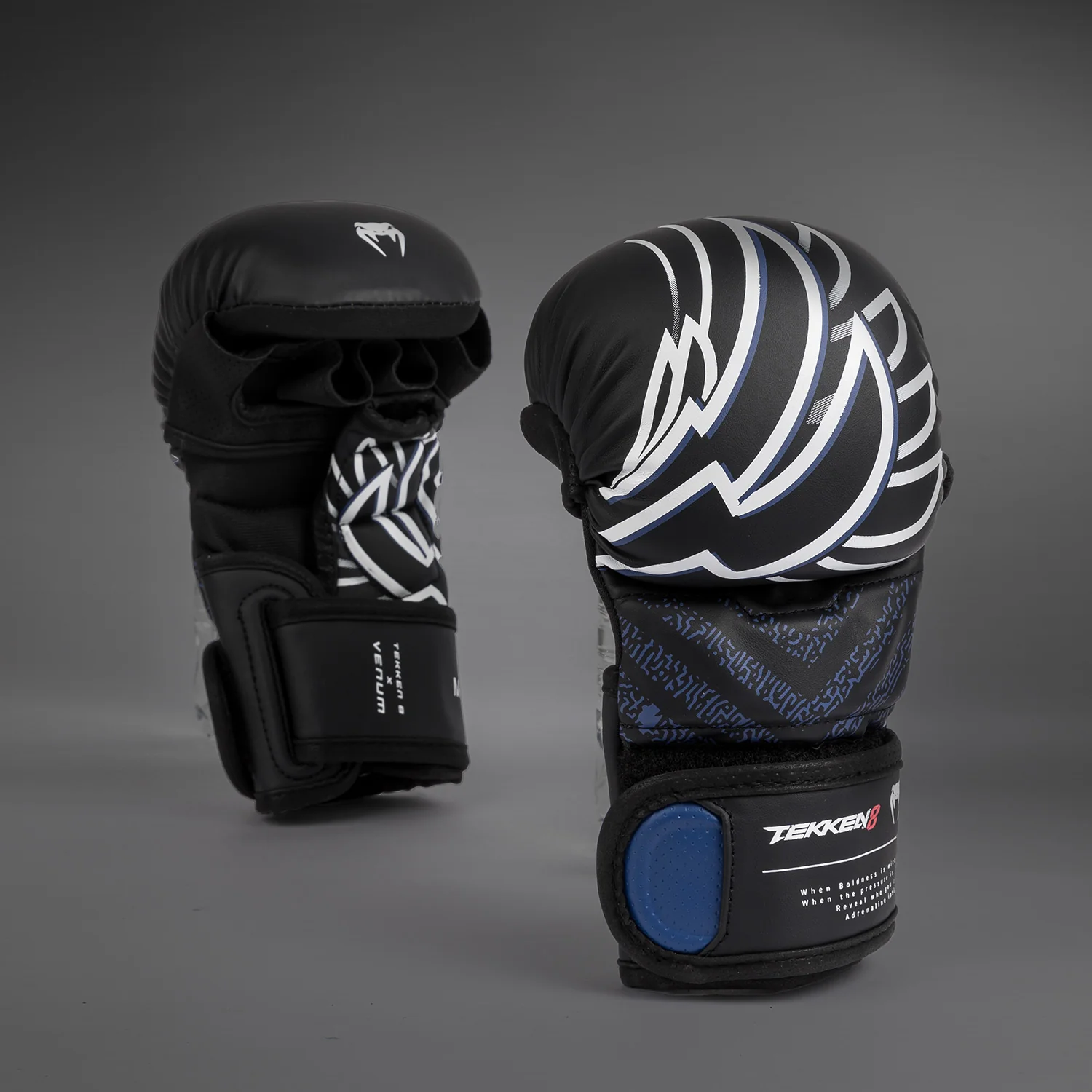 Venum x TEKKEN 8 - Jin Kazama Guantes de sparring - Azul/Negro/Blanco - Image 6