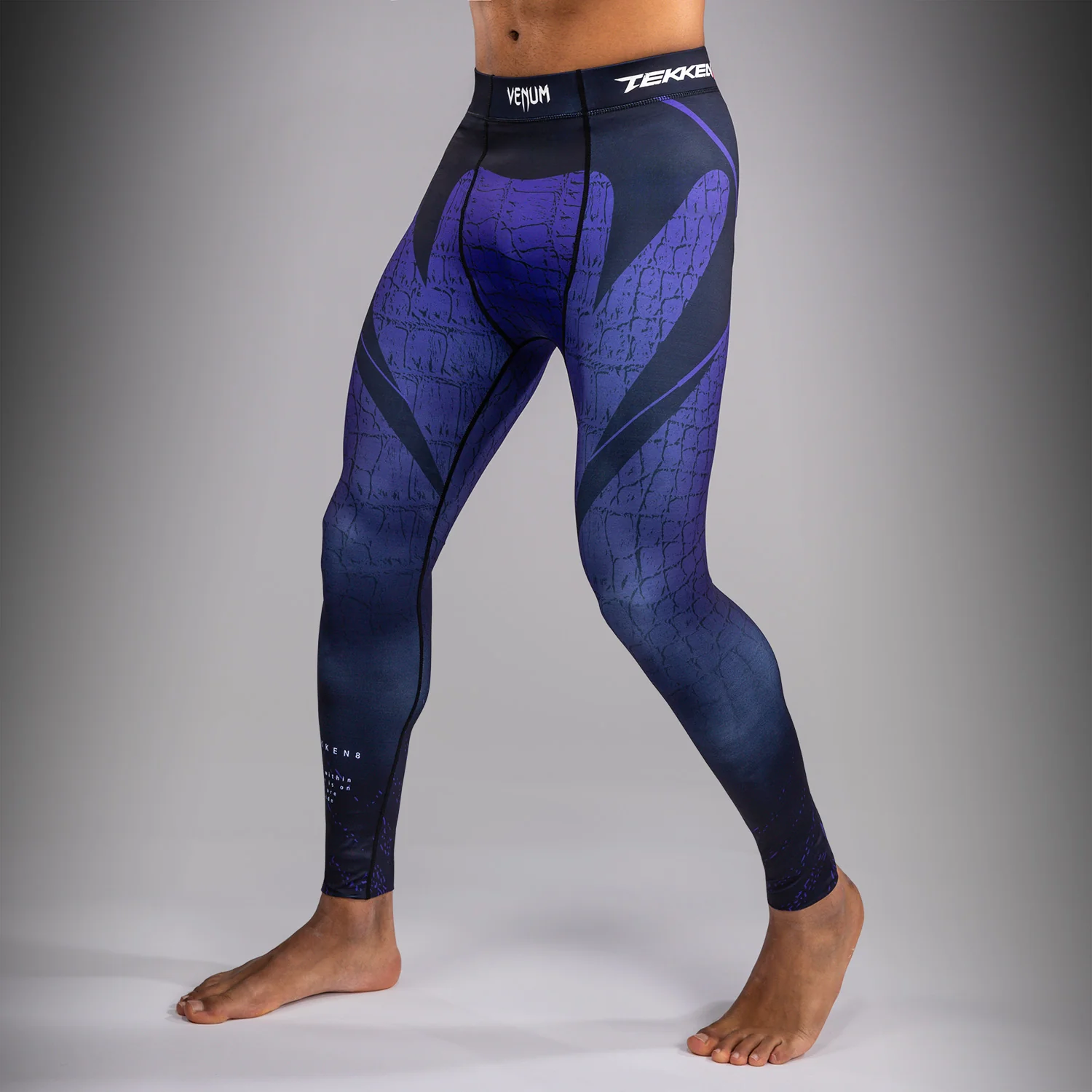 Venum x TEKKEN 8 Mallas Kazuya - Negro/Azul - Image 2