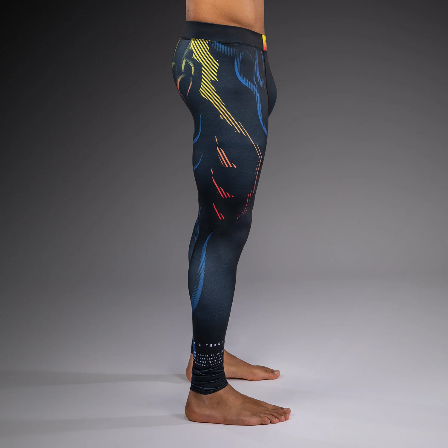 Venum x TEKKEN 8 Mallas Yoshimitsu - Negro/Naranja - Image 3
