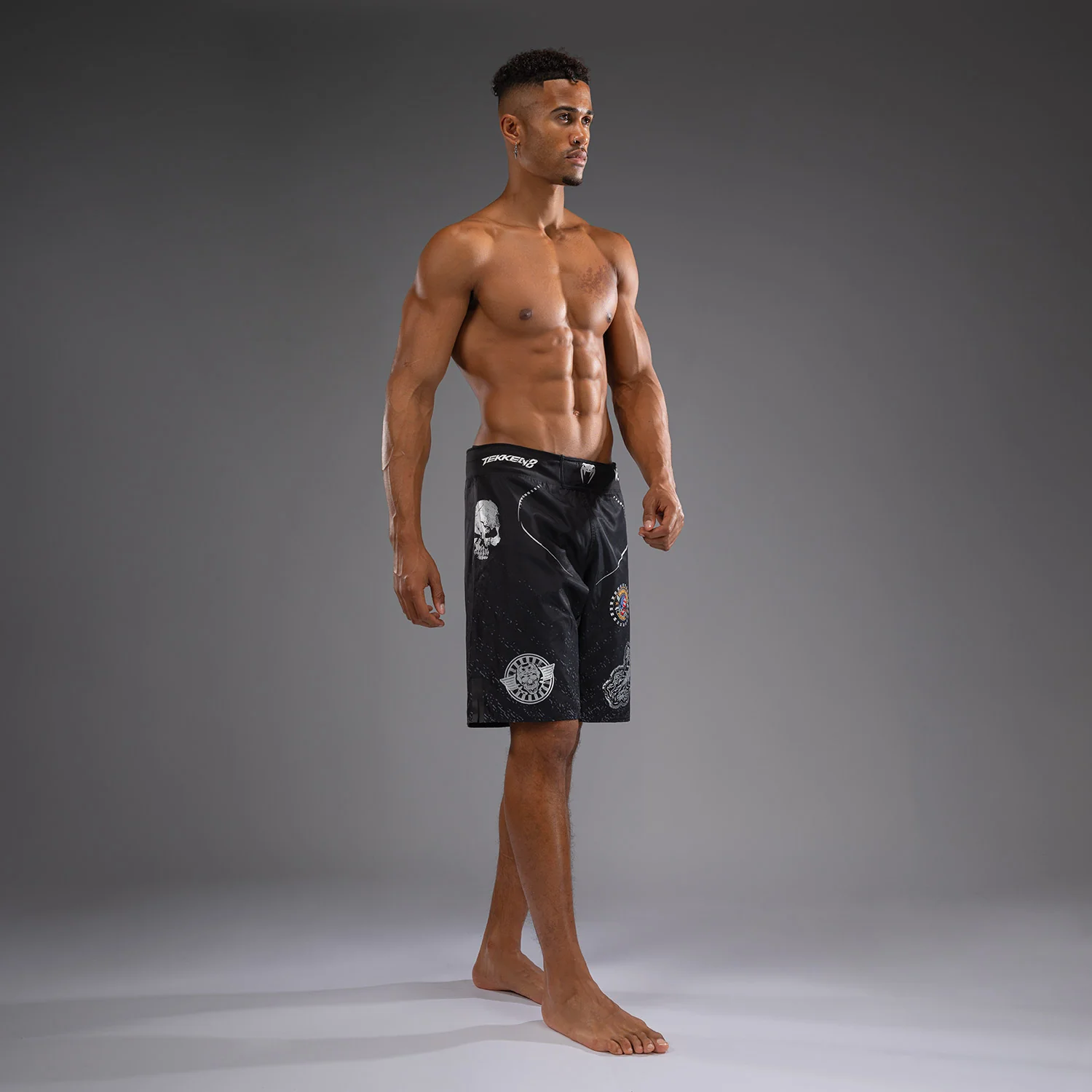 Venum x TEKKEN 8 - Paul Phoenix Pantalones de Lucha - Negro - Image 3