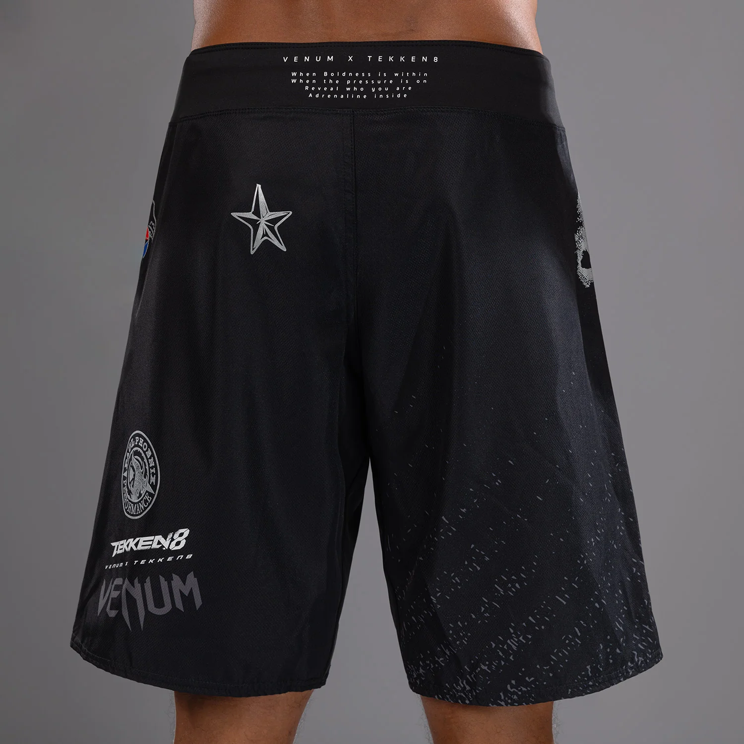 Venum x TEKKEN 8 - Paul Phoenix Pantalones de Lucha - Negro - Image 8