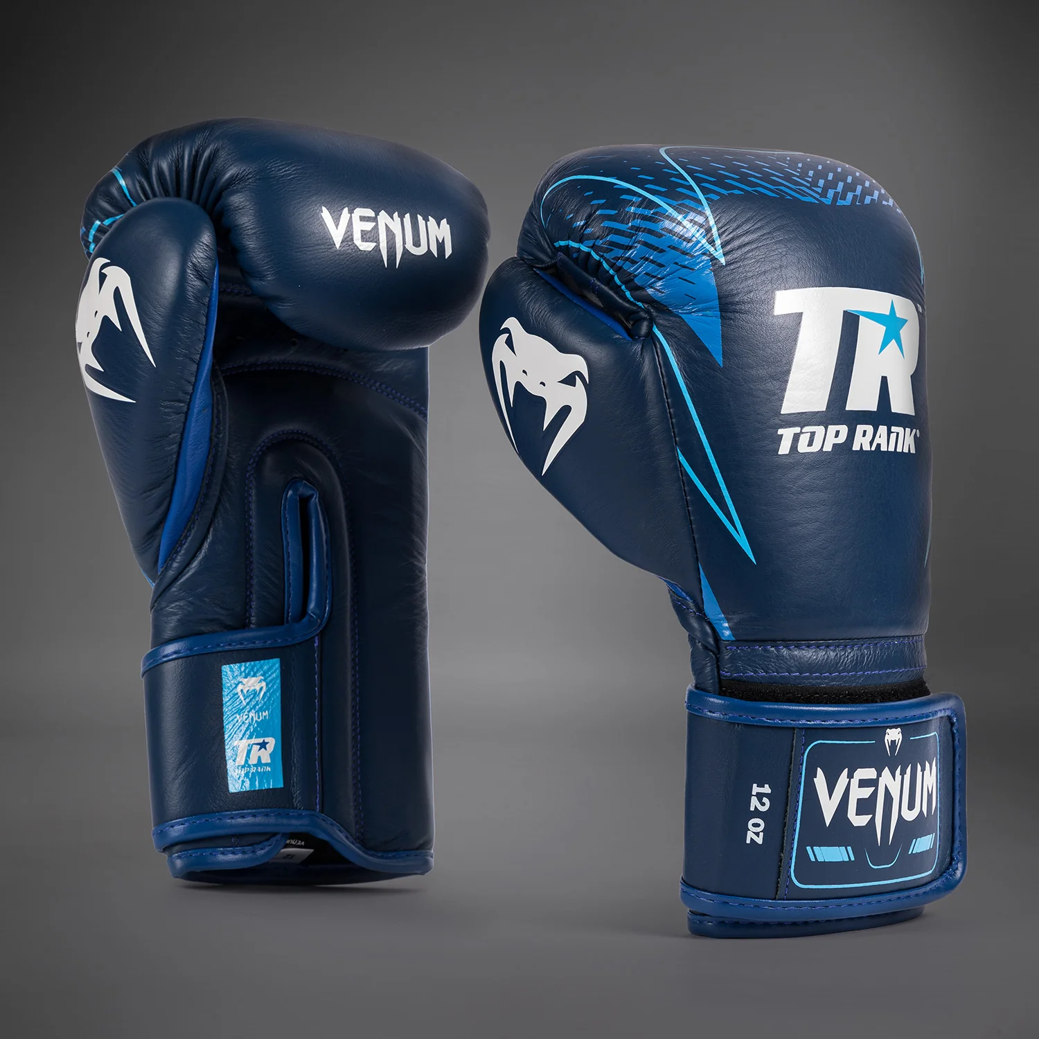 Venum x Top Rank Guantes de Boxeo Original Hammer - Azul Marino - Image 2