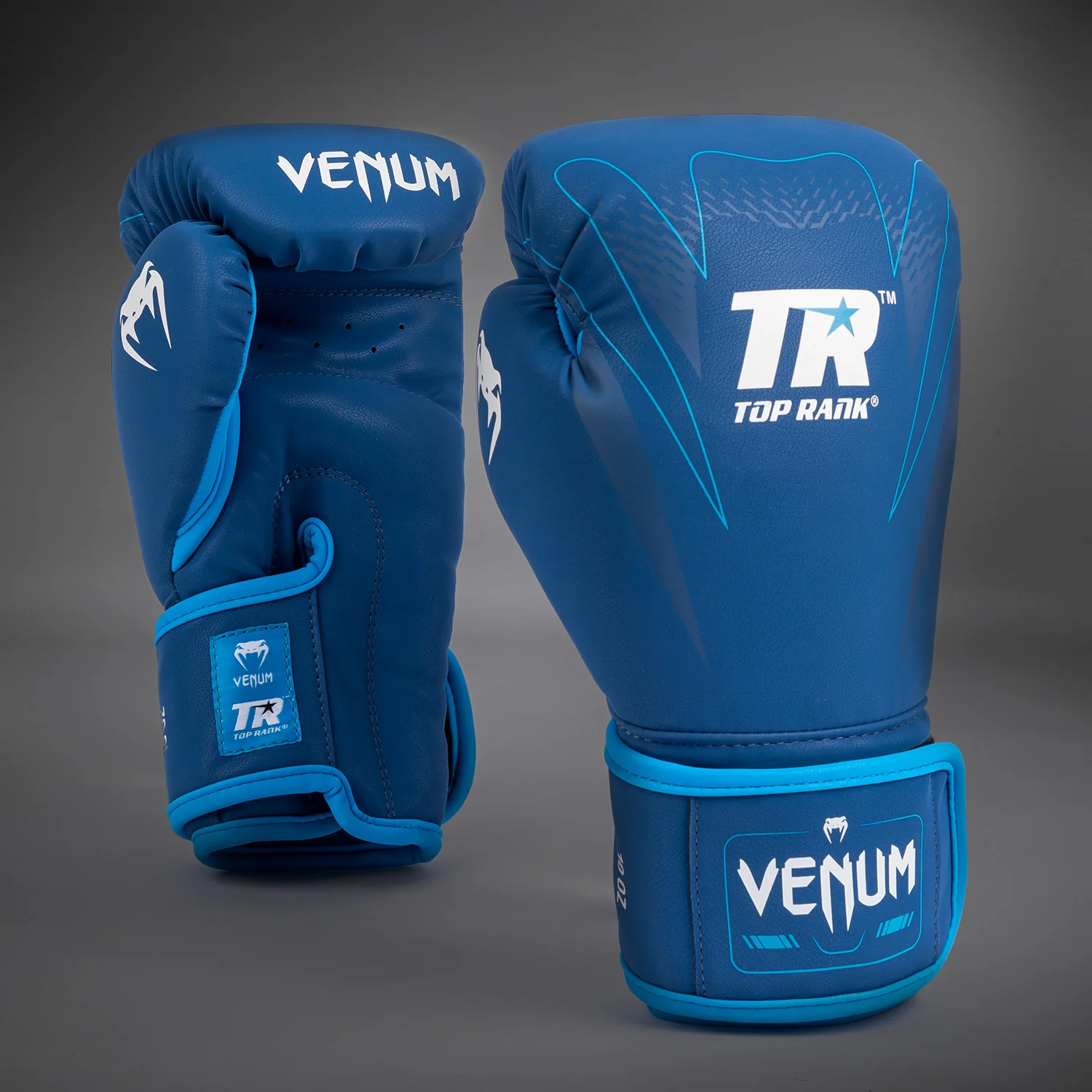 Venum x Top Rank Guantes de Boxeo Original Impact - Azul Marino