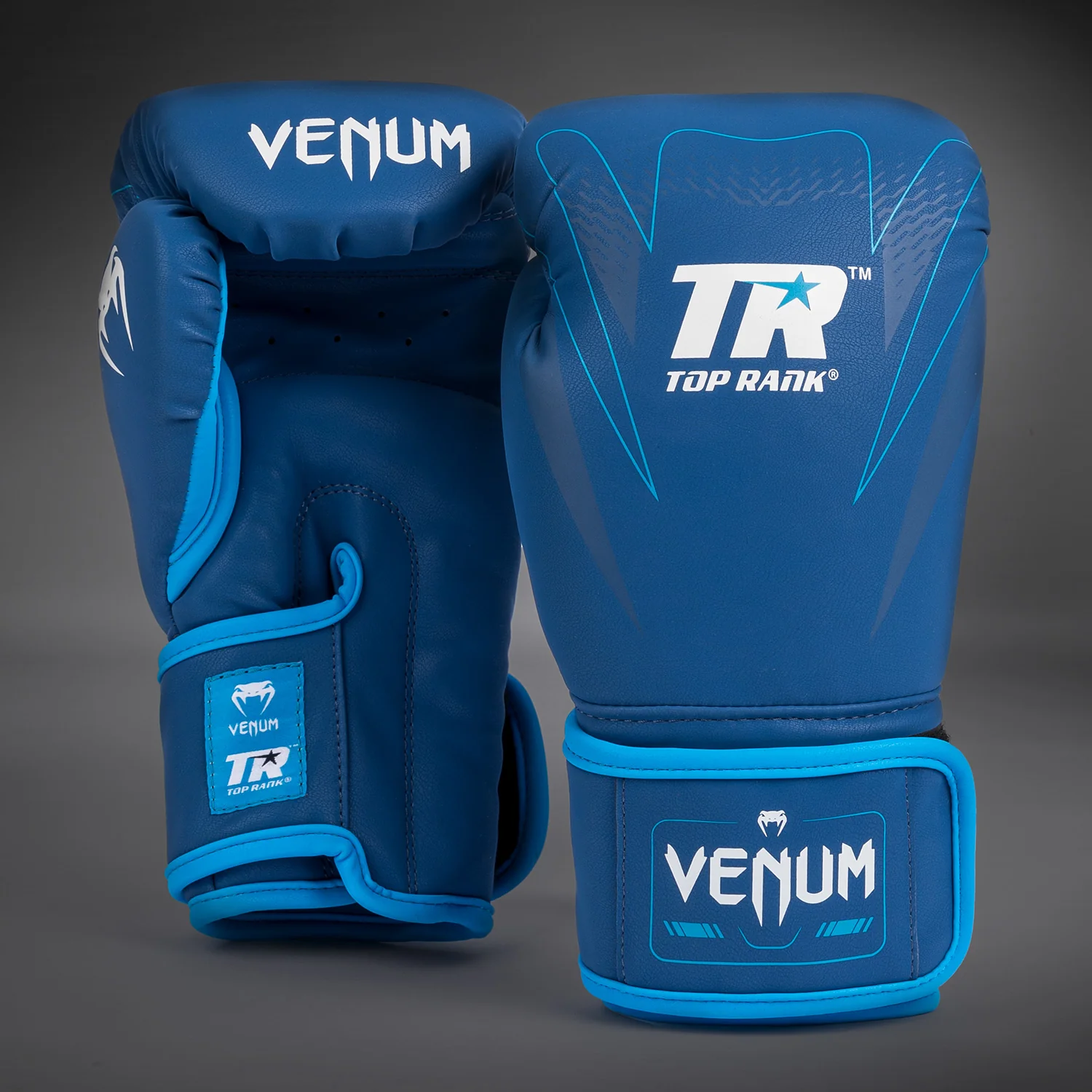 Venum x Top Rank Guantes de Boxeo Original Impact - Azul Marino - Image 2