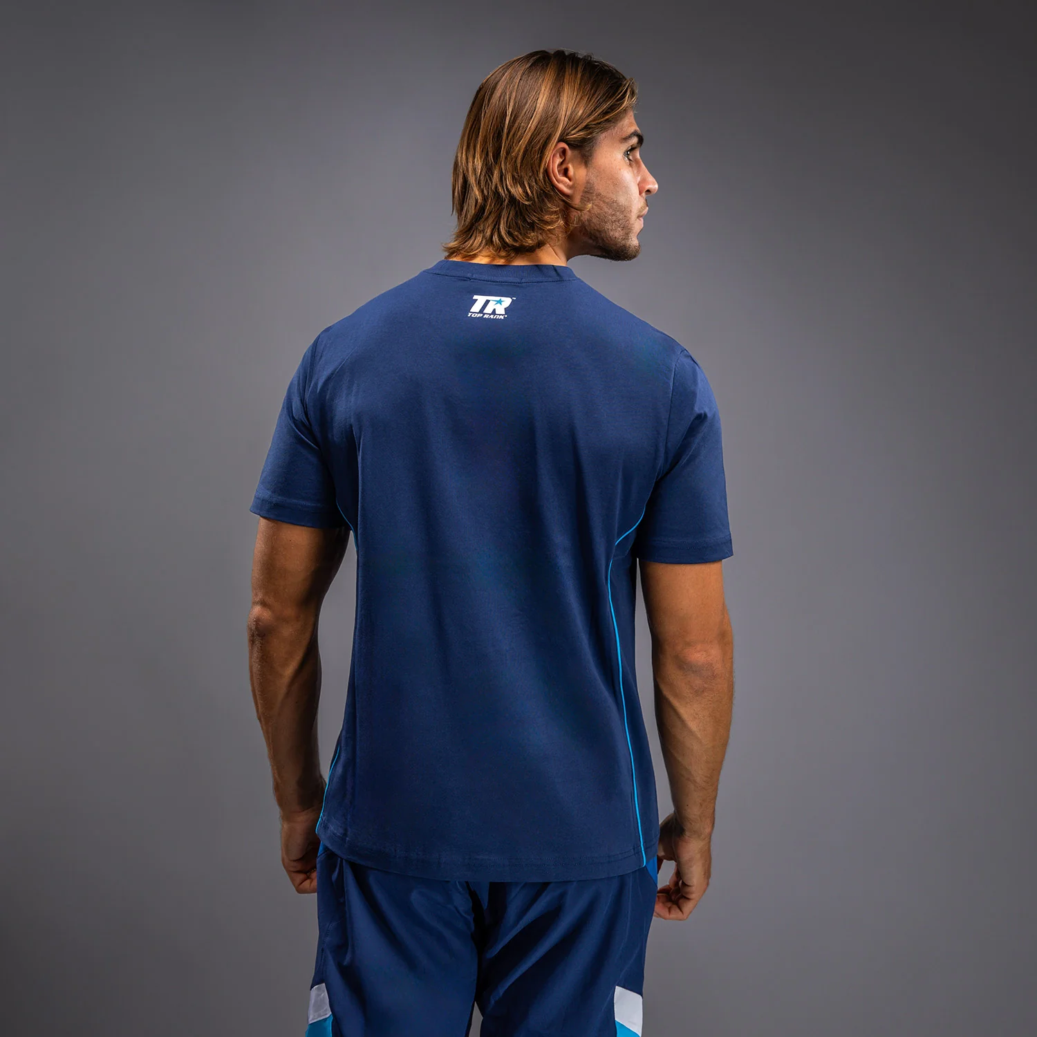Venum x Top Rank Original Camiseta para Hombre - Azul Marino - Image 3