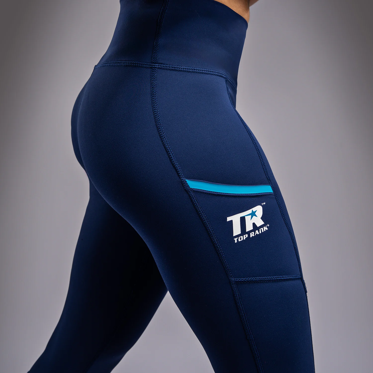 Venum x Top Rank Original Leggings Largas para Mujer - Azul Marino - Image 7