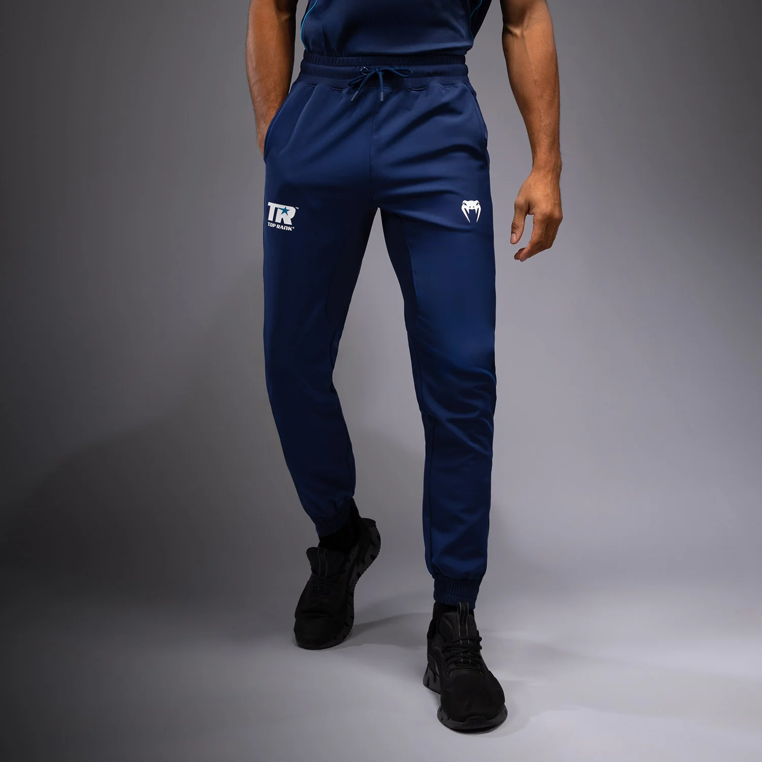Venum x Top Rank Original Pantalones de Rendimiento para Hombre - Azul Marino