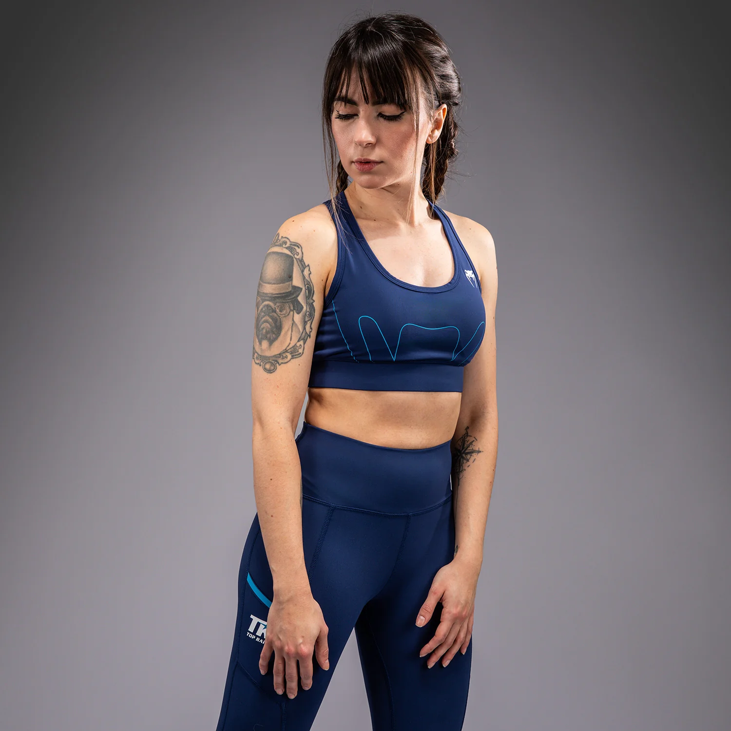 Venum x Top Rank Original Sujetador deportivo para Mujer - Azul Marino - Image 3