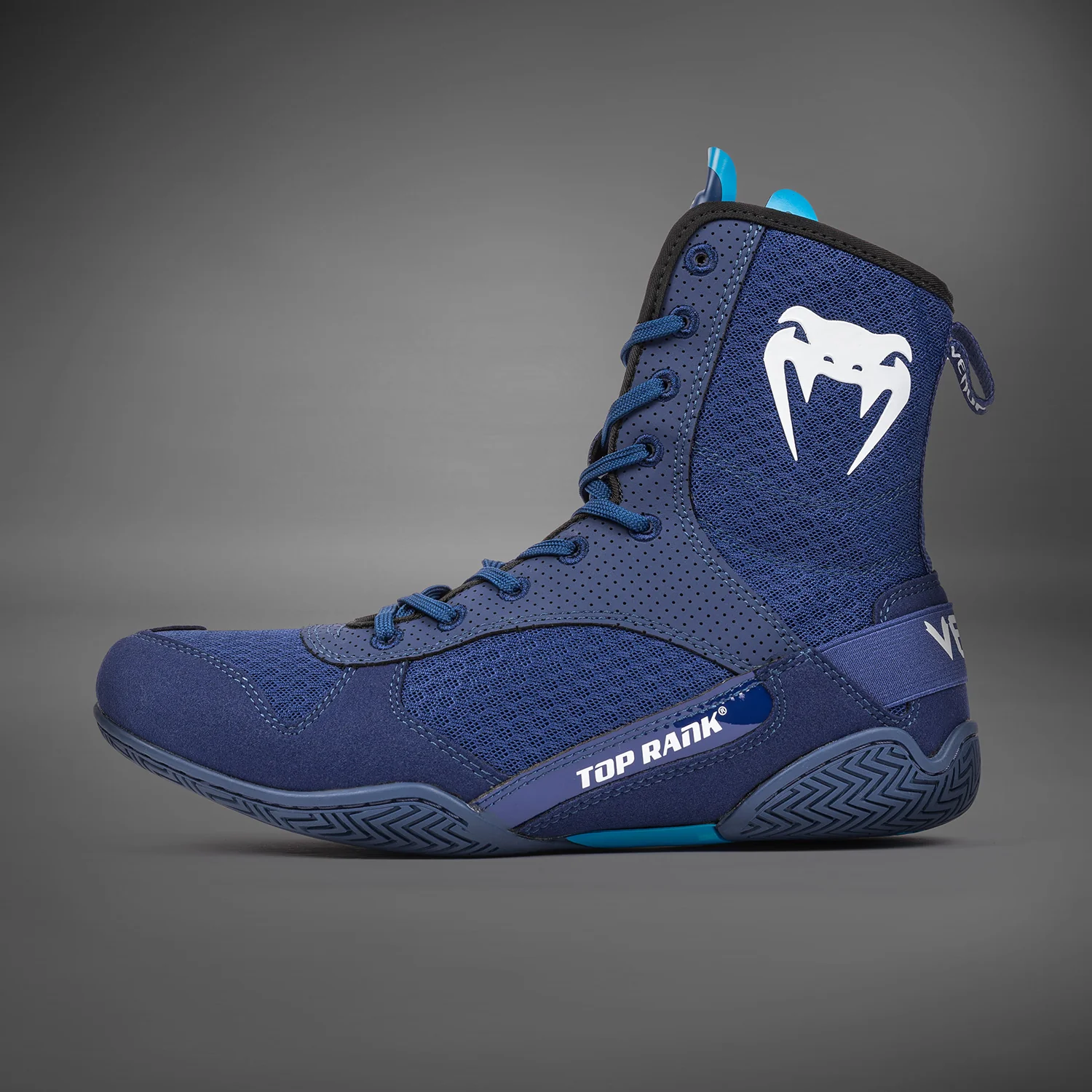 Venum x Top Rank Original Zapatillas de Boxeo - Azul Marino - Image 3