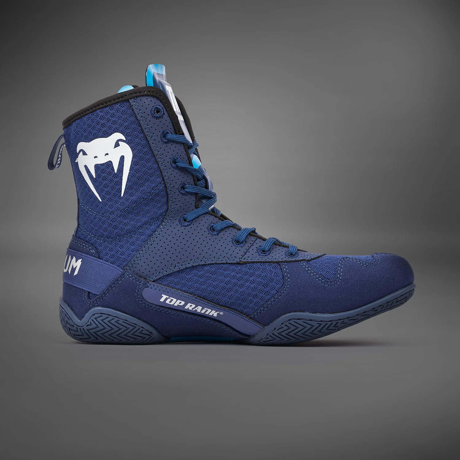 Venum x Top Rank Original Zapatillas de Boxeo - Azul Marino - Image 4