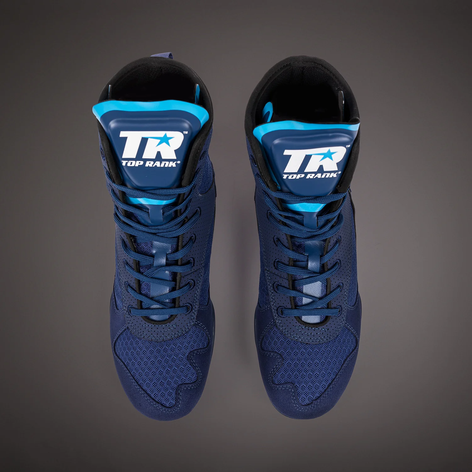 Venum x Top Rank Original Zapatillas de Boxeo - Azul Marino - Image 6