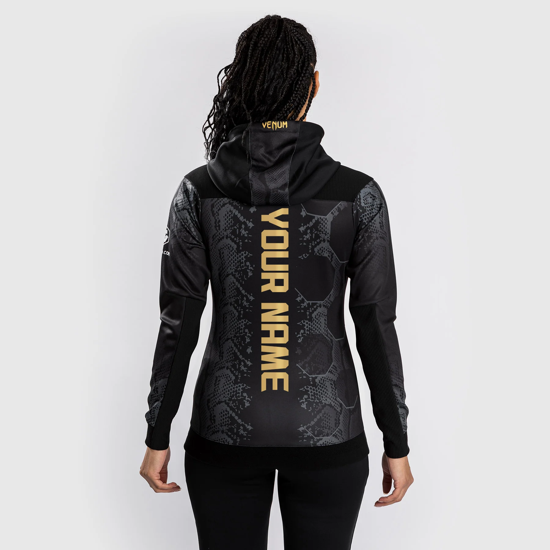 UFC Adrenaline by Venum Sudadera Personalizada Authentic Fight Night para Mujer - Champion