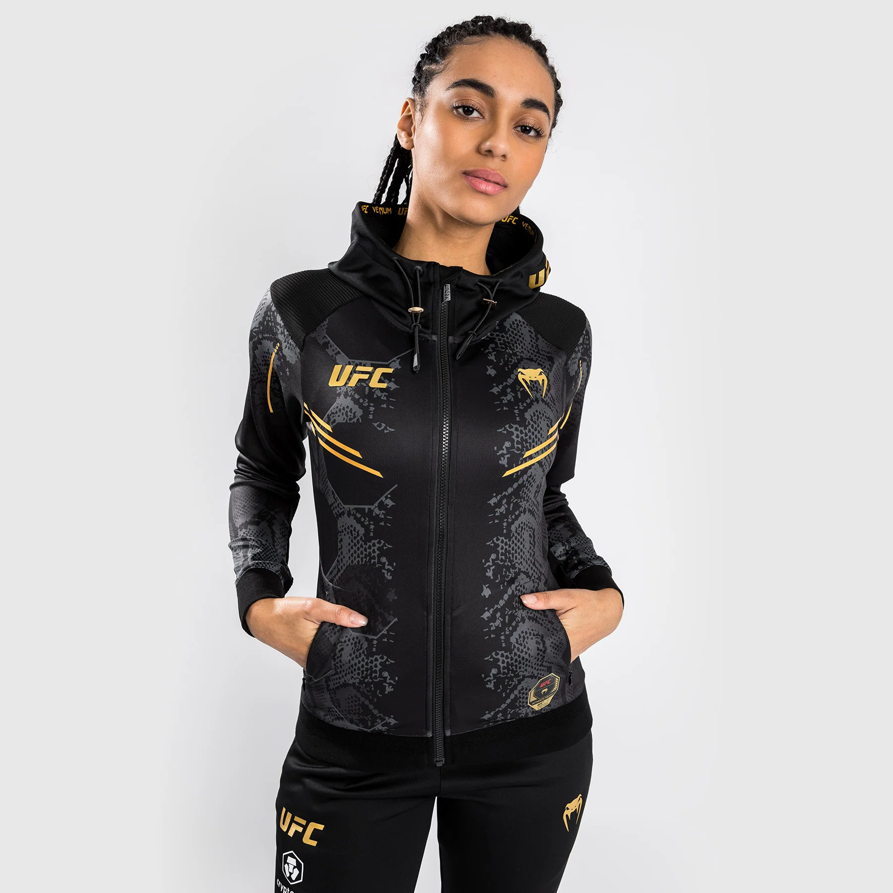 UFC Adrenaline by Venum Sudadera Personalizada Authentic Fight Night para Mujer - Champion - Image 2