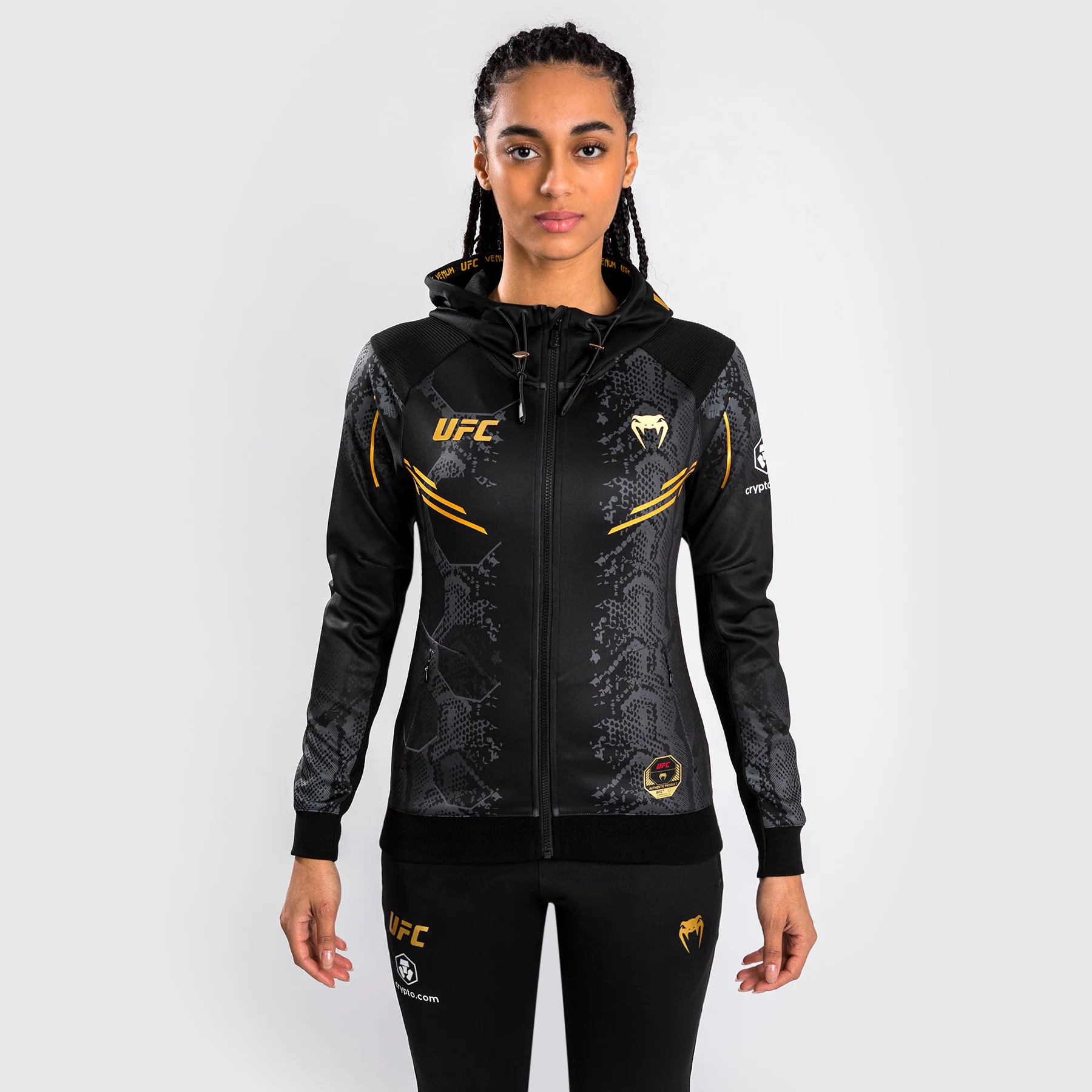 UFC Adrenaline by Venum Sudadera Personalizada Authentic Fight Night para Mujer - Champion - Image 4
