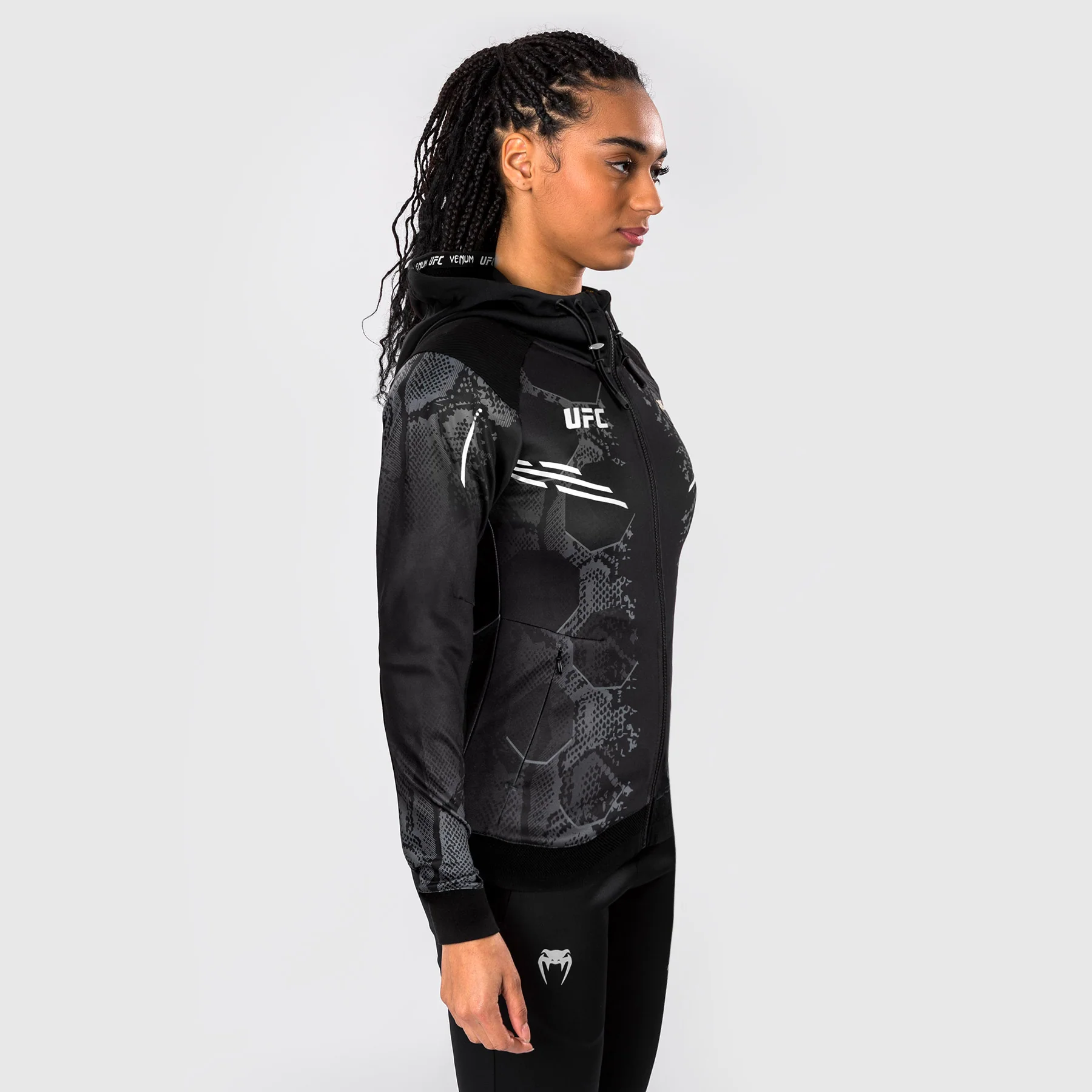UFC Adrenaline by Venum Sudadera Personalizada Authentic Fight Night para Mujer - Negro - Image 5