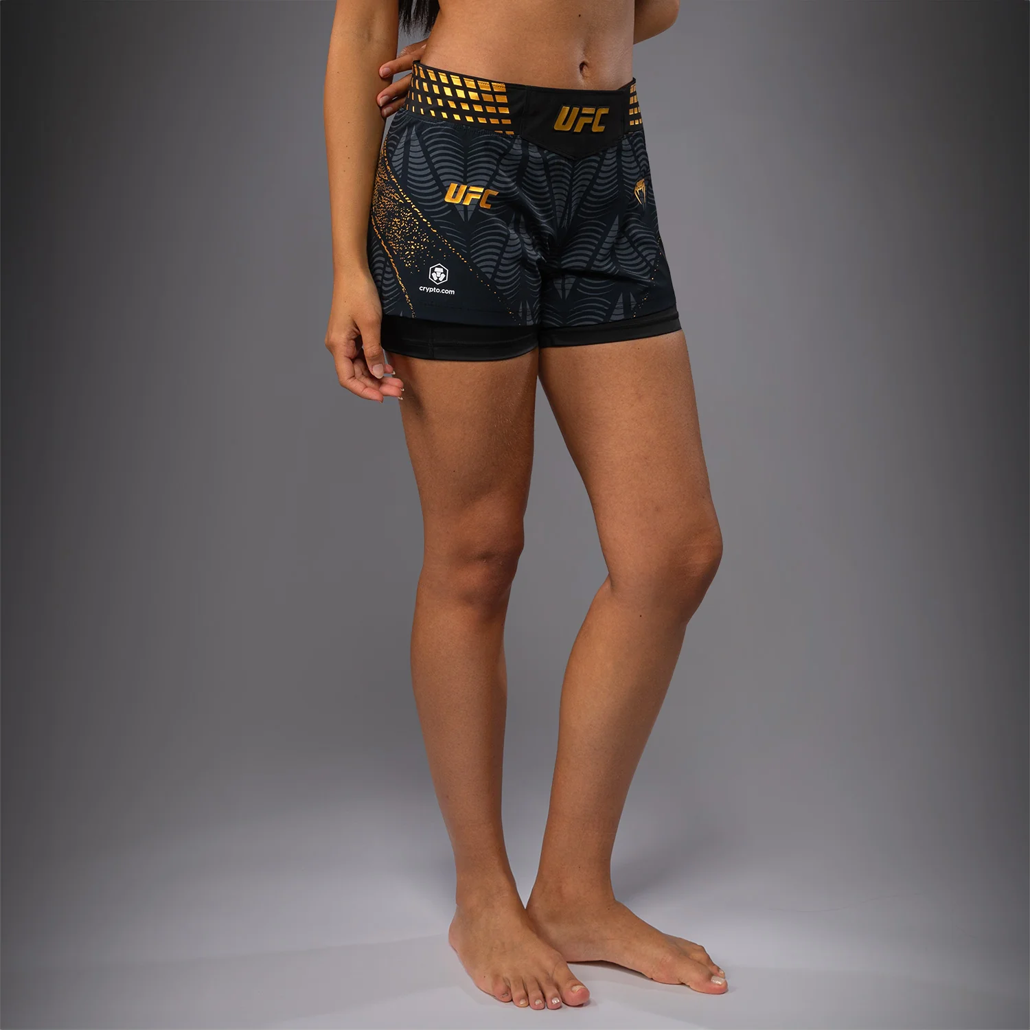 UFC Zenith by Venum Authentic Fight Night Short de pelea ajuste corto Mujer Personalizado - Champion - Image 2