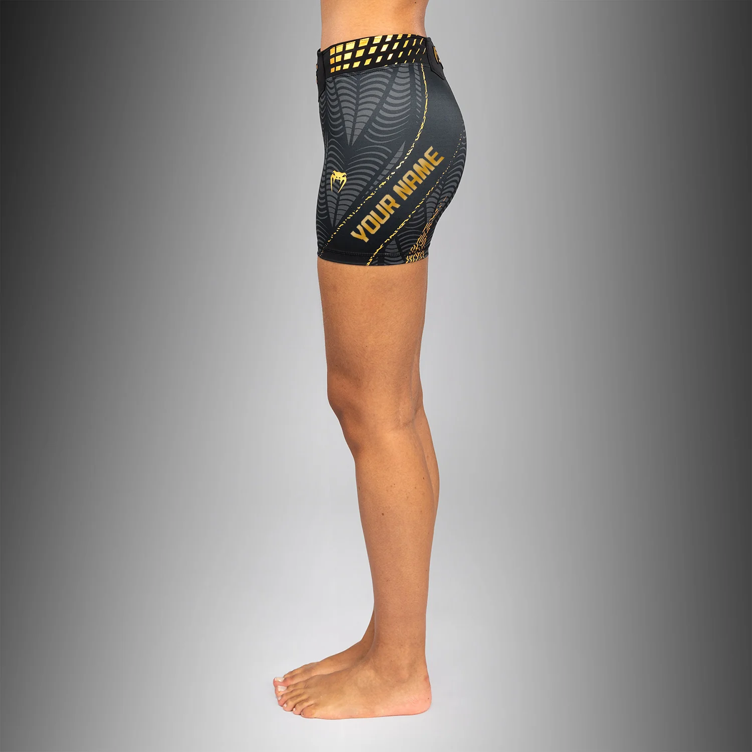 UFC Zenith by Venum Authentic Fight Night Short Vale Tudo ajuste corto Mujer Personalizado - Champion - Image 2